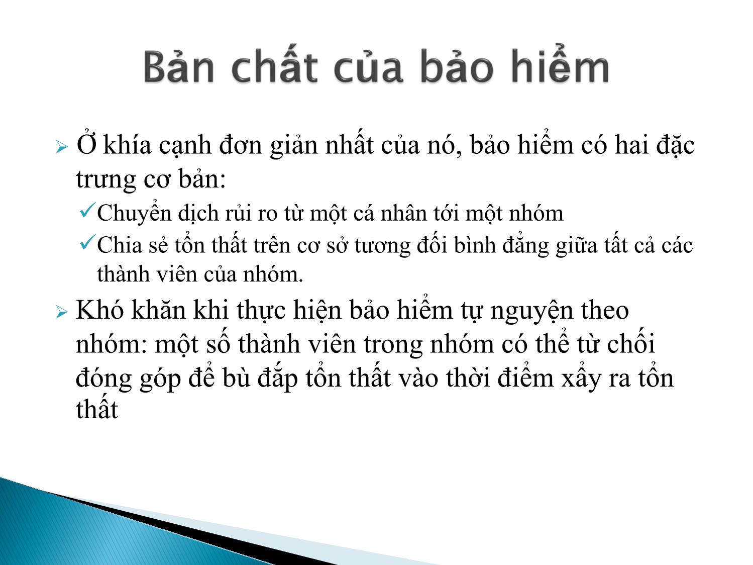 Bài giảng Định chế tài chính - Chương 14: Công ty bảo hiểm trang 6