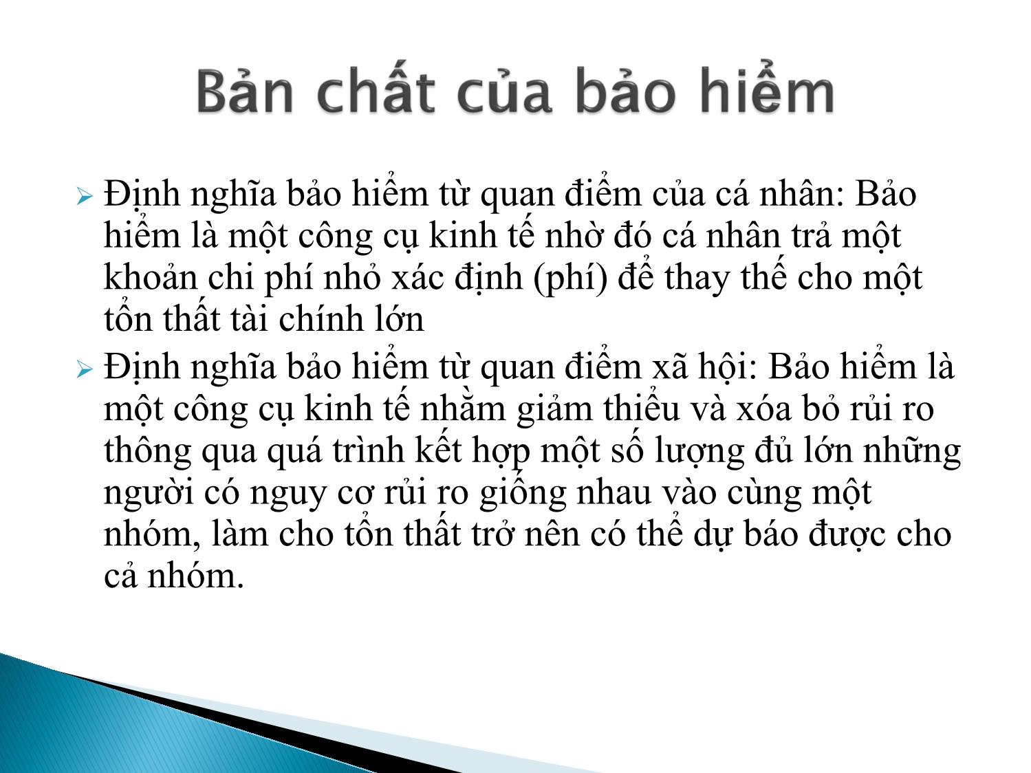 Bài giảng Định chế tài chính - Chương 14: Công ty bảo hiểm trang 7