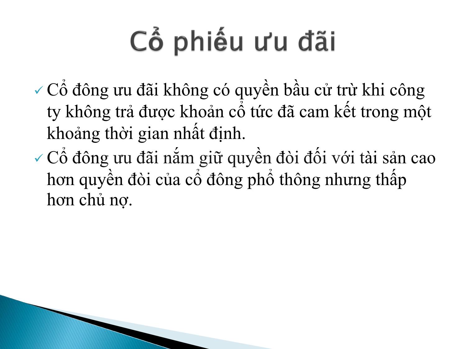 Bài giảng Định chế tài chính - Chương 8: Thị trường cổ phiếu trang 9