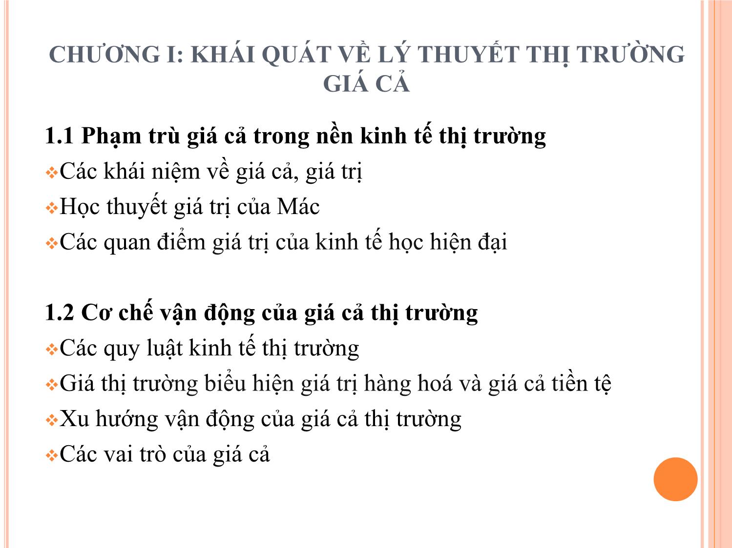 Bài giảng Nguyên lý và tiêu chuẩn thẩm định giá trang 4