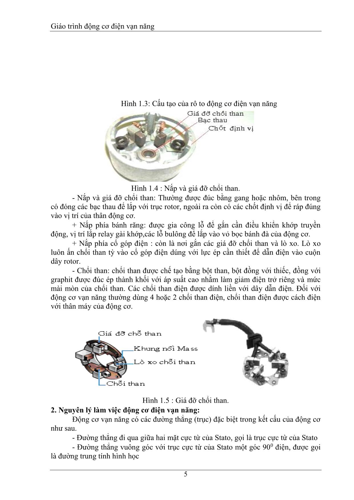 Giáo trình Động cơ điện vạn năng trang 5