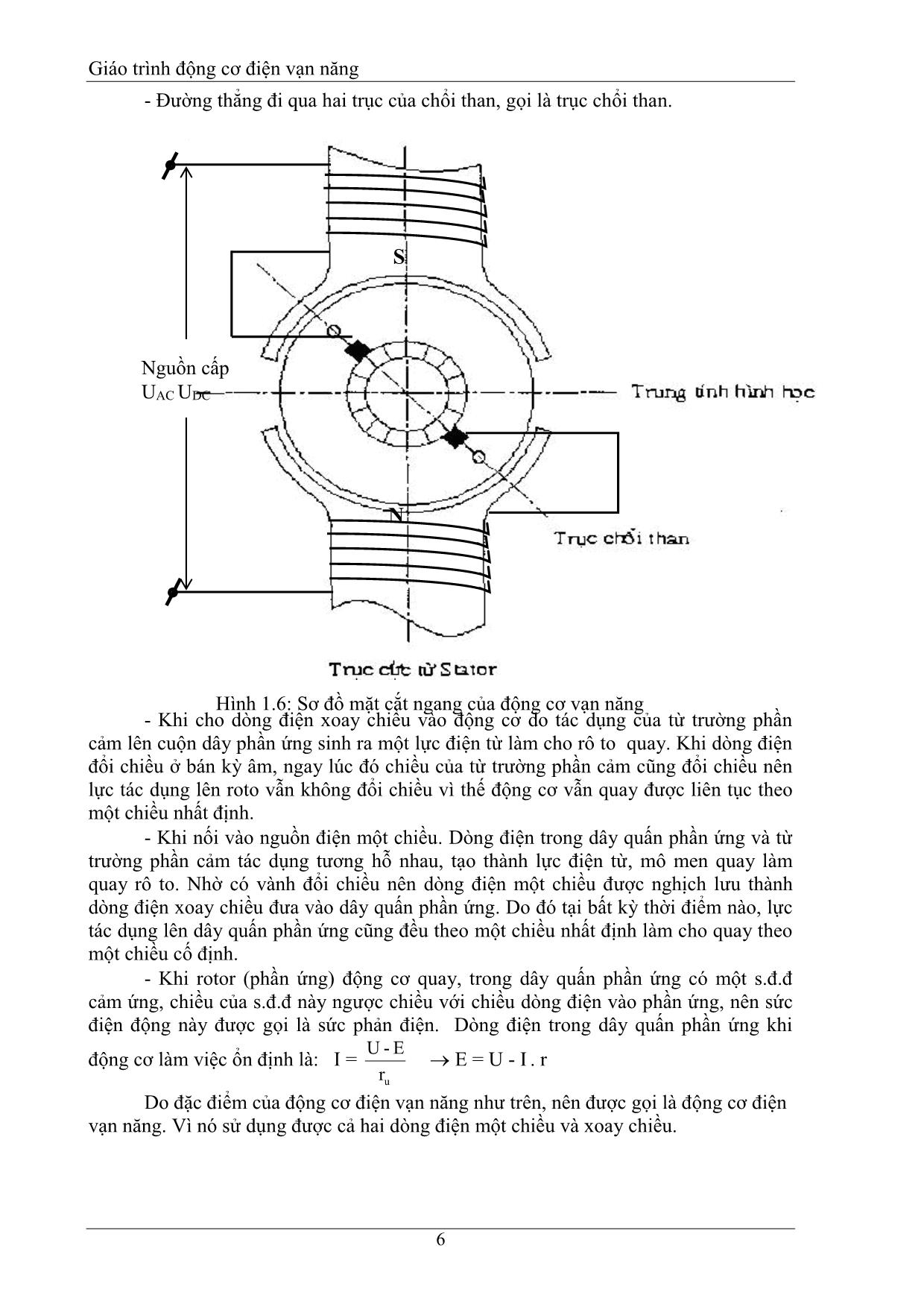 Giáo trình Động cơ điện vạn năng trang 6