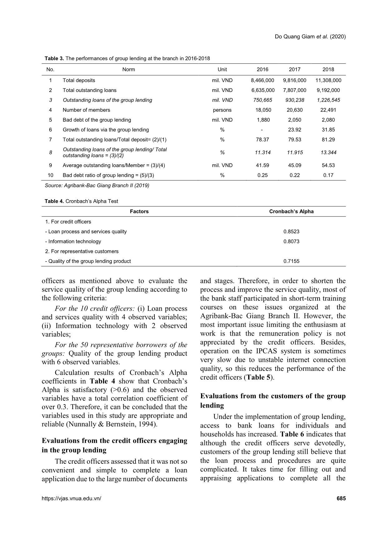 Evaluating the group lending development at the Viet Nam bank for agriculture and rural development: A case study in Bac Giang branch ii trang 7