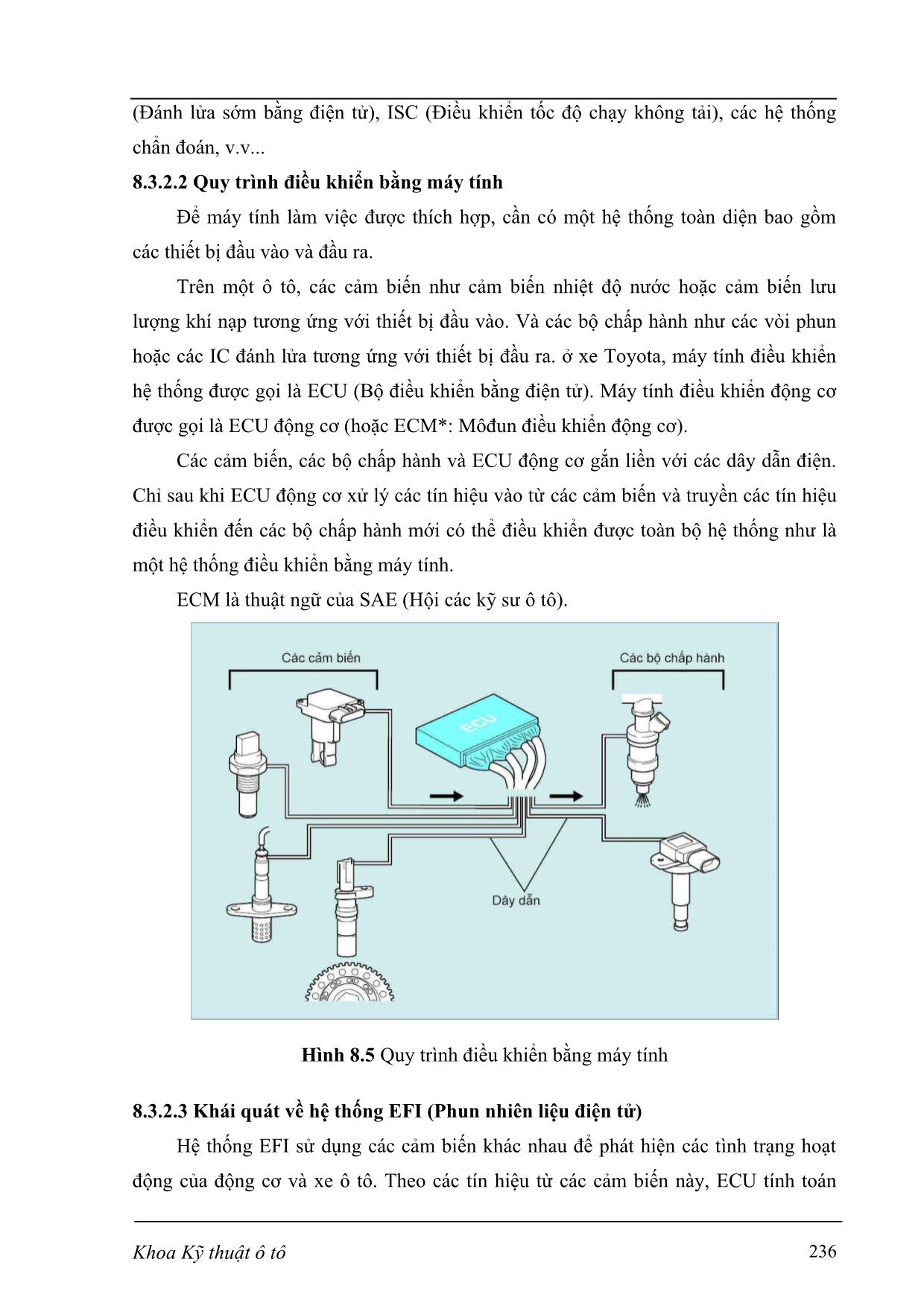 Giáo trình Hệ thống điện điện tử trên ô tô (Phần 2) trang 8