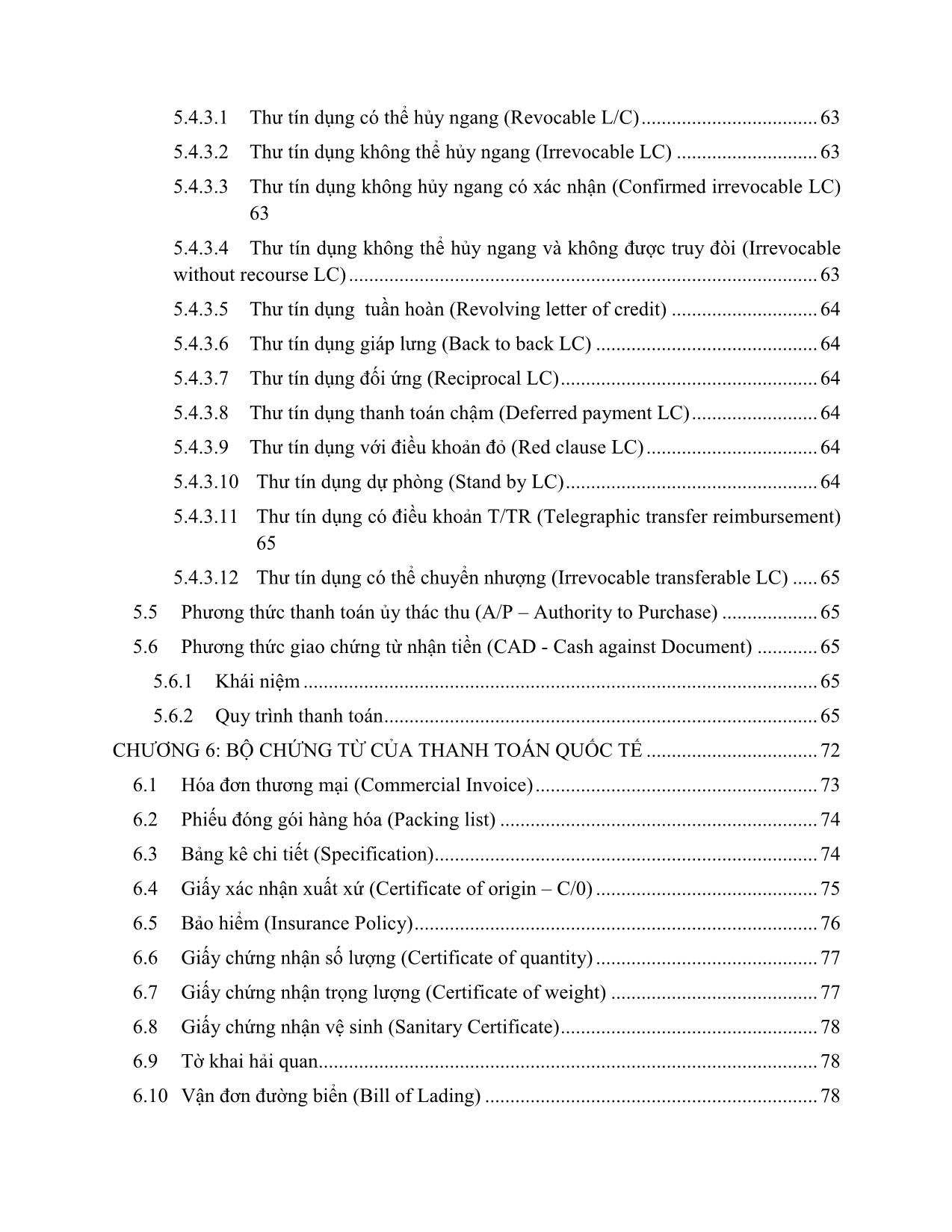 Giáo trình Tài chính ngân hàng - Thanh toán quốc tế trang 9