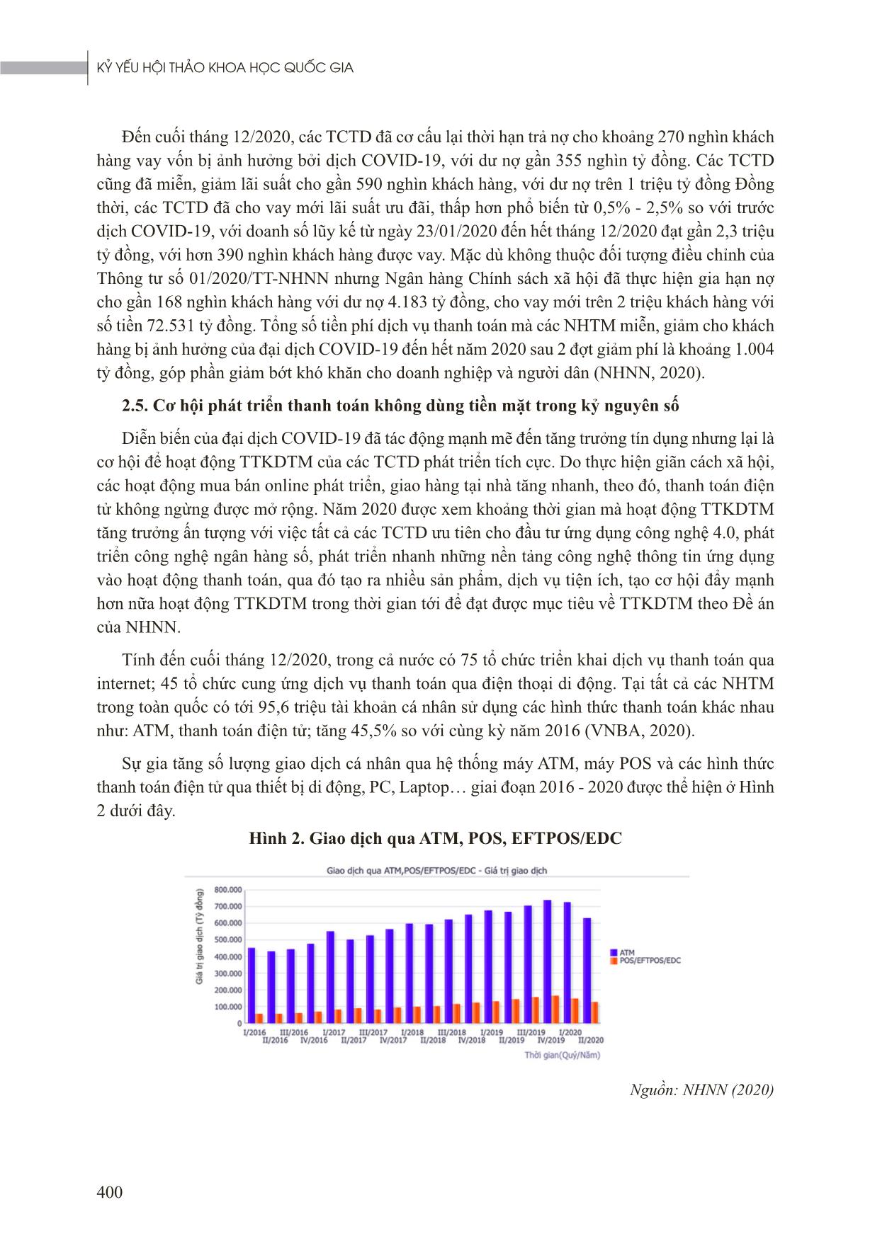 Hoạt động tín dụng và dịch vụ ngân hàng số trong điều kiện diễn biến của đại dịch Covid-19 năm 2020 và dự báo năm 2021 trang 4