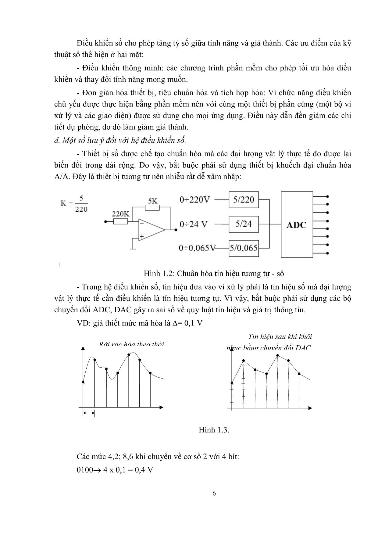 Giáo trình Hệ thống điều khiển số trang 6