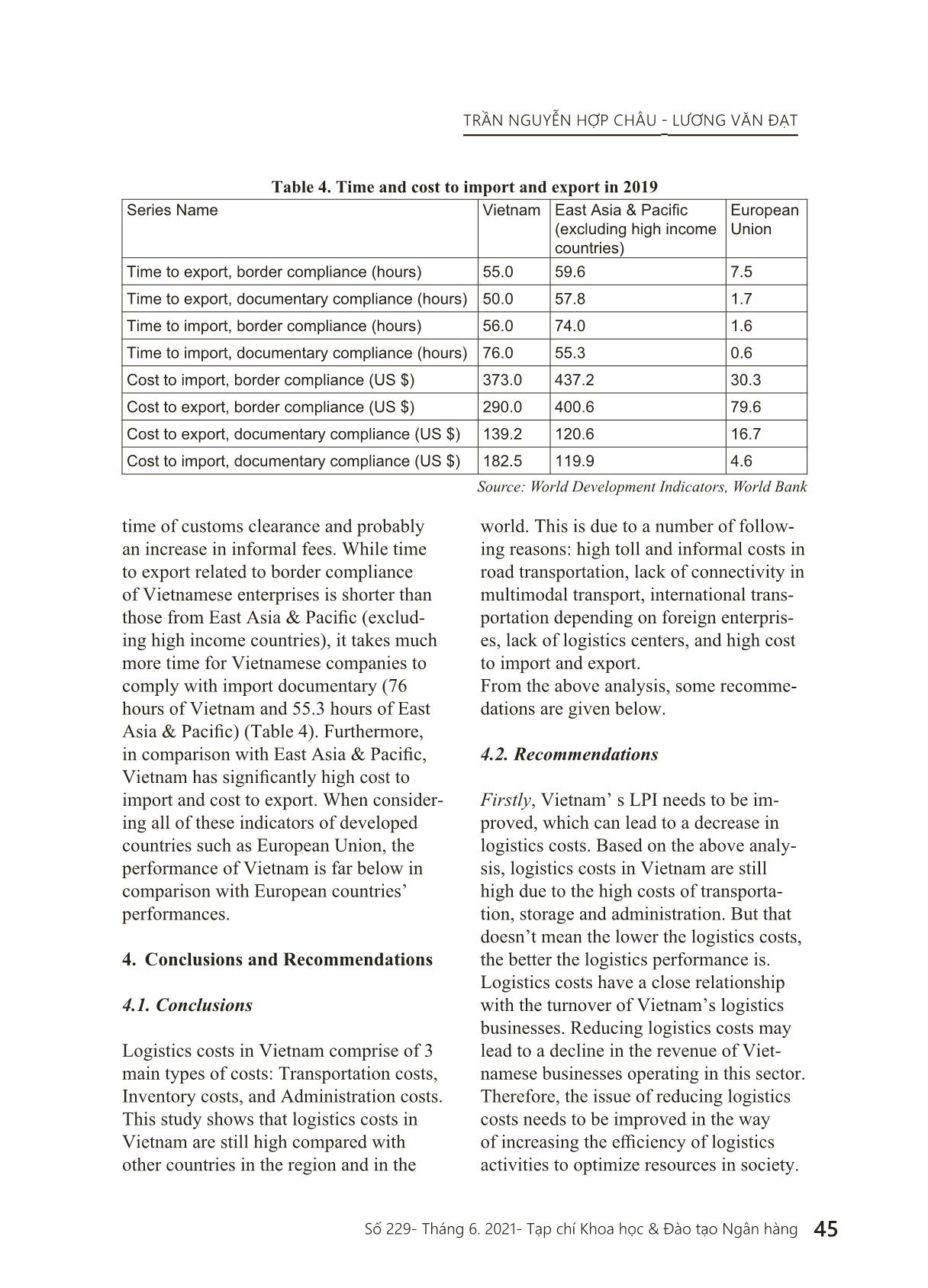 Some recommendations to reduce national logistics costs in Viet Nam trang 10