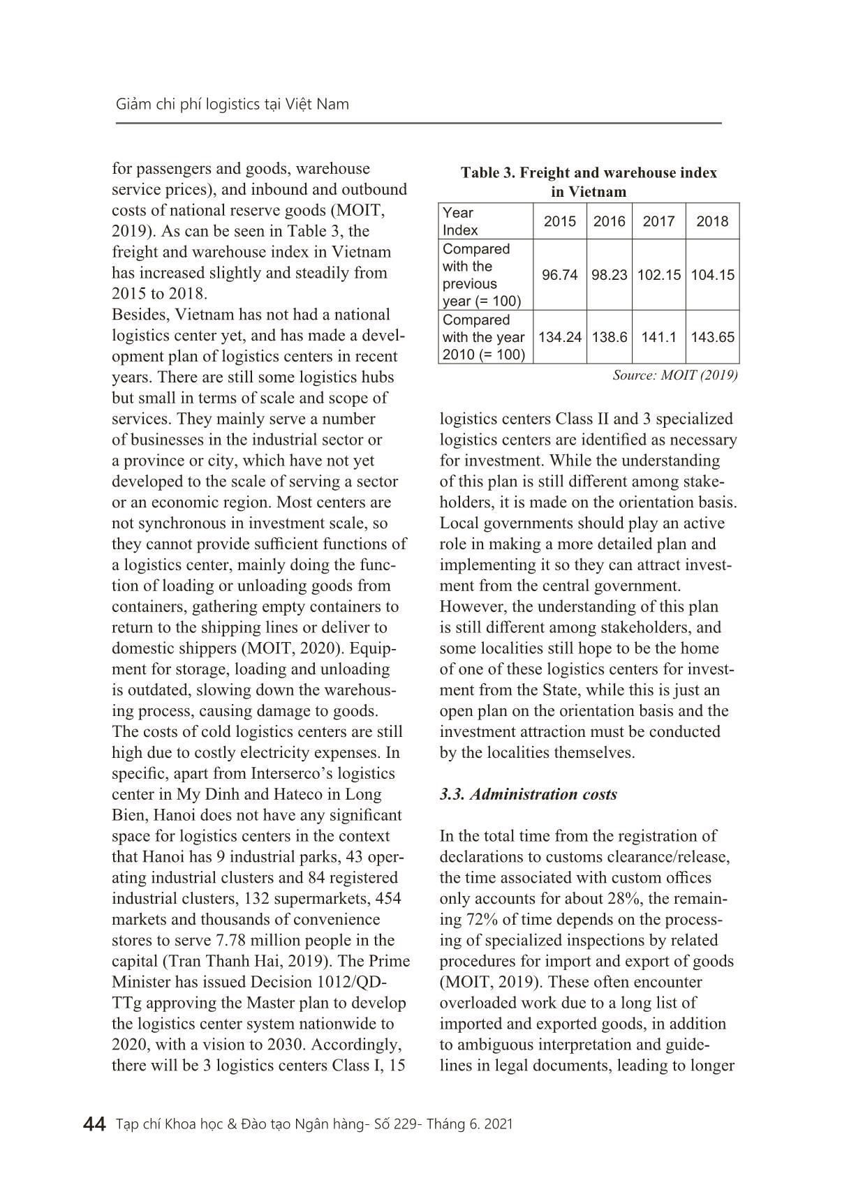 Some recommendations to reduce national logistics costs in Viet Nam trang 9