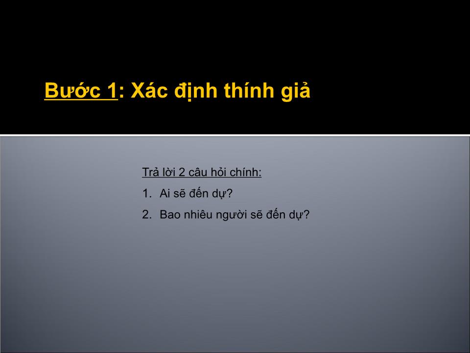 Bài giảng Kỹ năng chuẩn bị một bài thuyết trình tốt trang 3