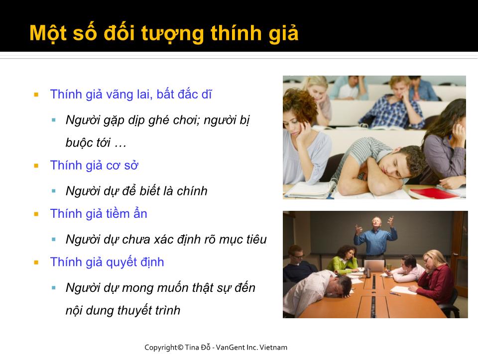 Bài giảng Kỹ năng chuẩn bị một bài thuyết trình tốt trang 4