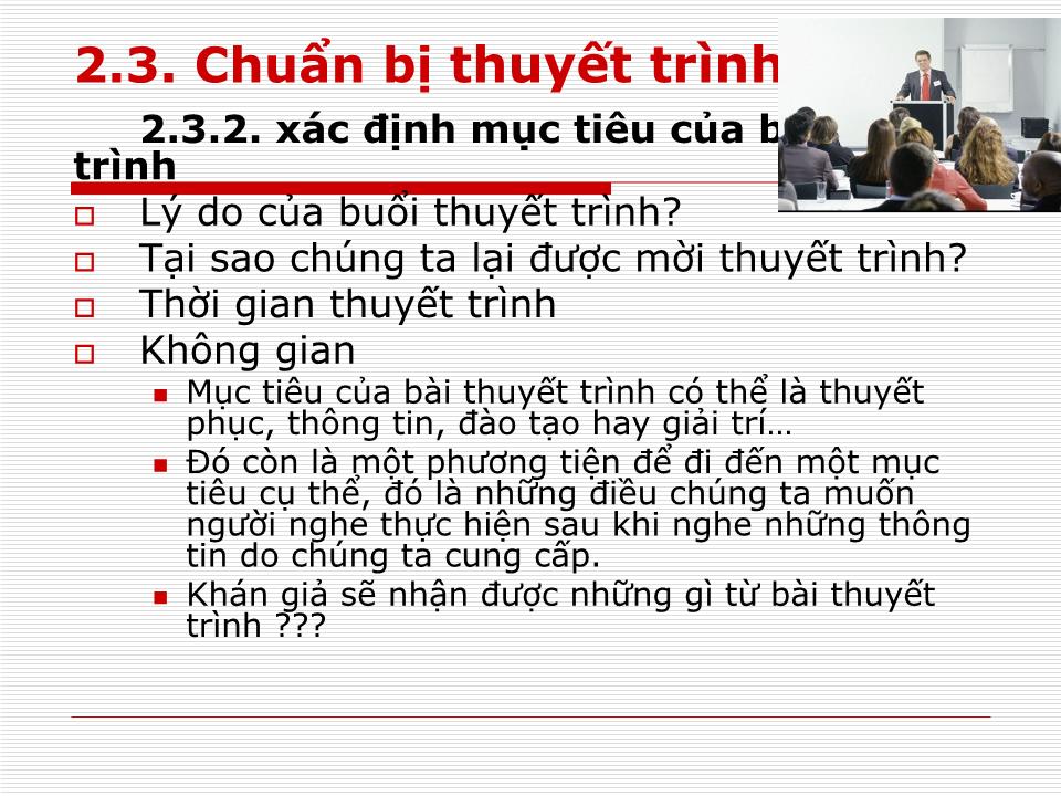 Bài giảng môn Kỹ năng thuyết trình - Nguyễh Thị Ngọc Hương trang 10