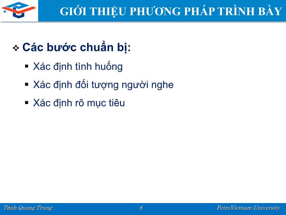 Bài giảng Kỹ năng mềm - Trịnh Quang Trung trang 8