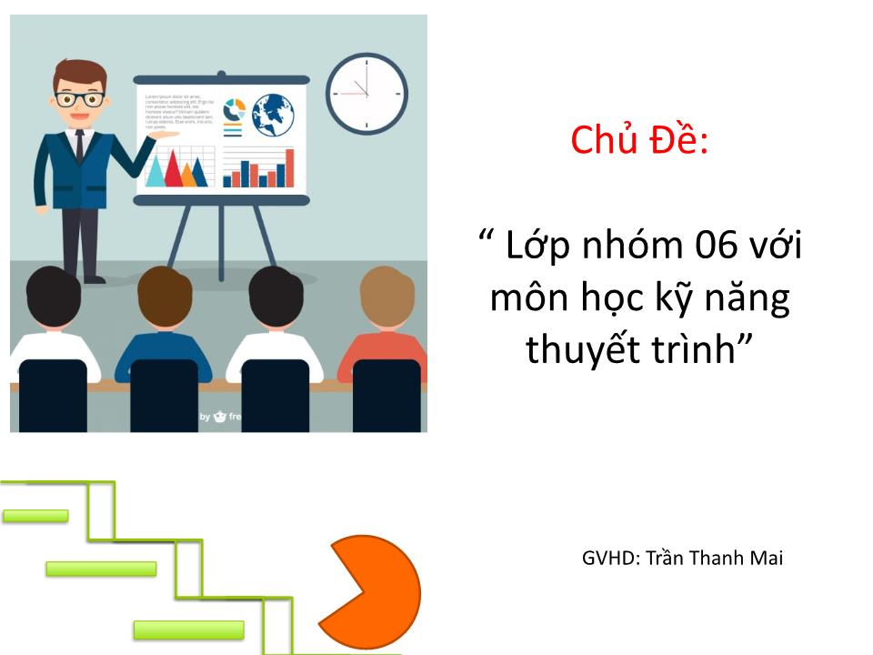 Bài giảng Lớp nhóm 06 với môn học kỹ năng thuyết trình trang 1