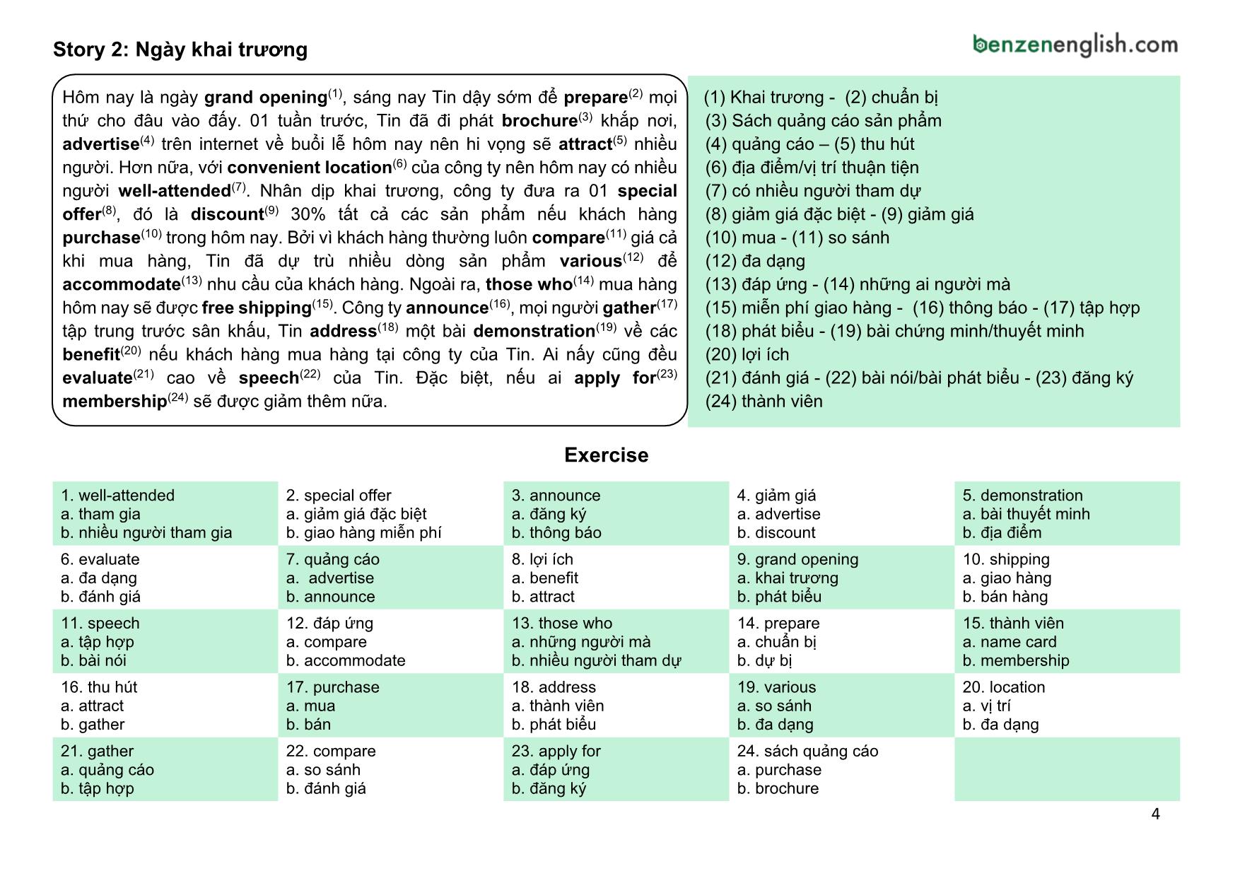 Tài liệu 20 câu chuyện từ vựng Toeic trang 6