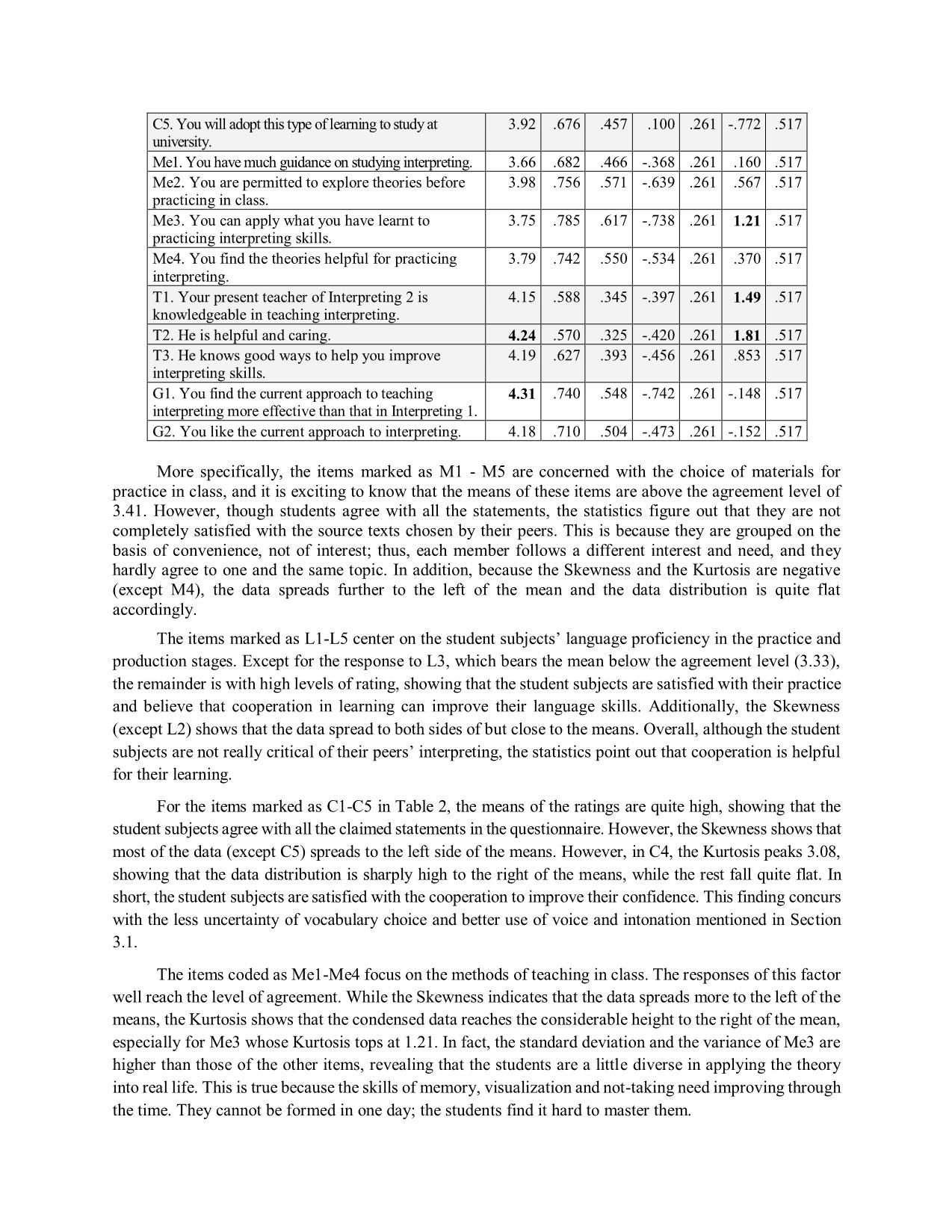 Constructivism and cooperative learning: An application in teaching interpreting to senior students of business english at the university of finance – marketing trang 8