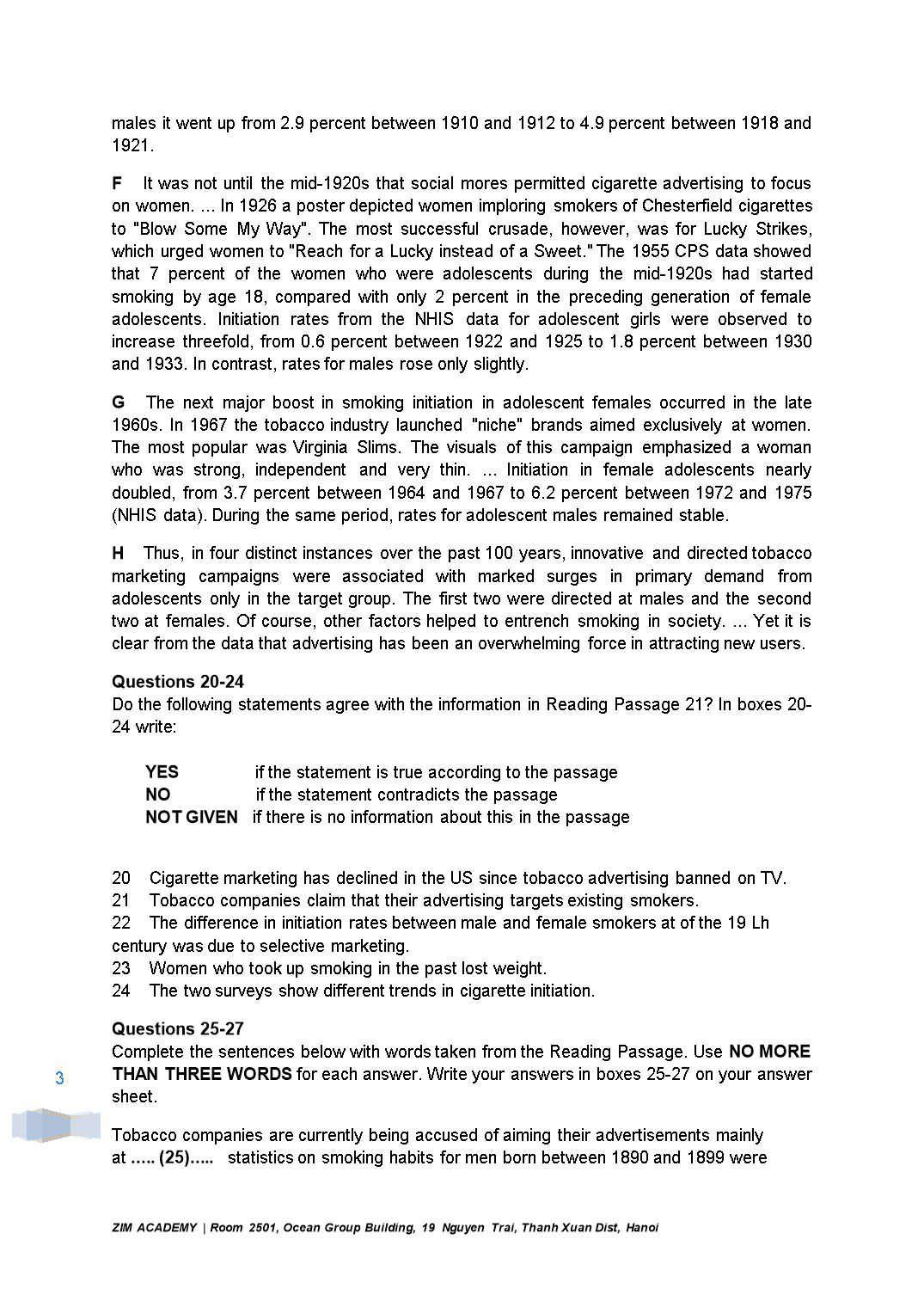 Ielts academic Reading 21 trang 3