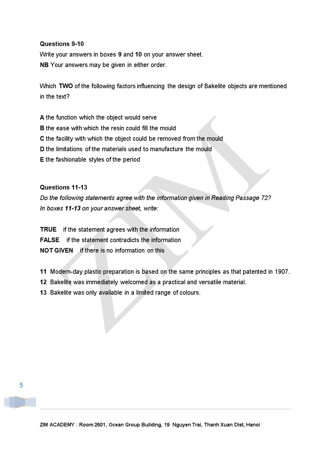 Ielts academic Reading 72 trang 5