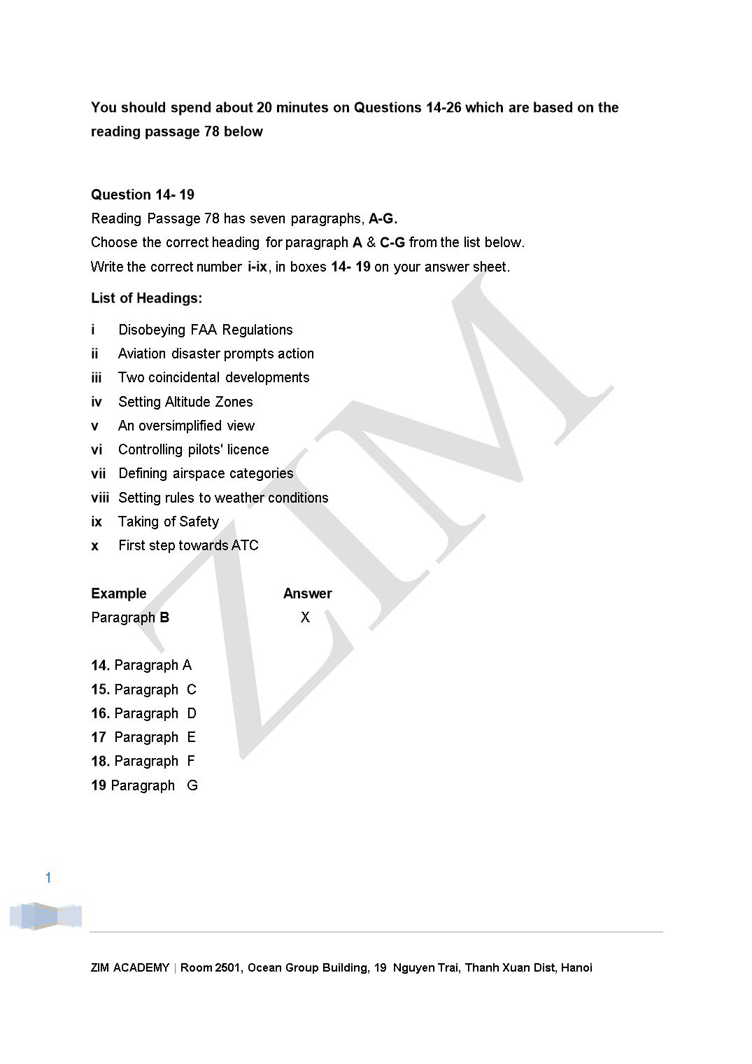 Ielts academic Reading 78 trang 1