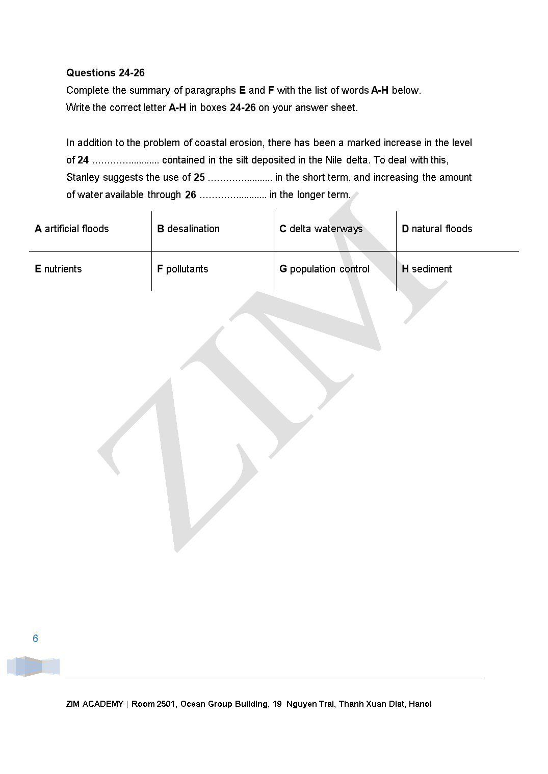 Ielts academic Reading 80 trang 6