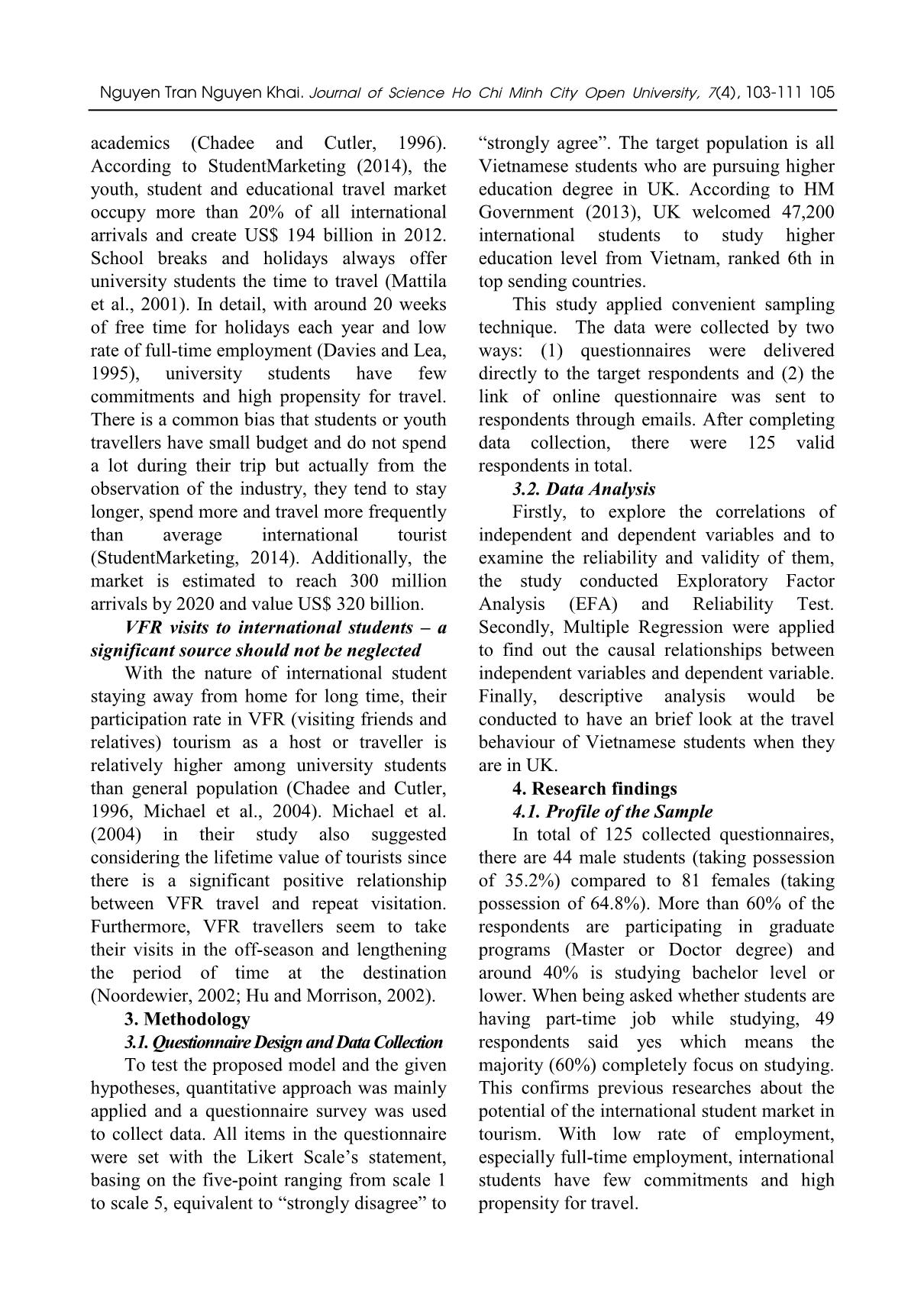 Student motivations to study abroad – an empirical study of vietnamese students in UK trang 3