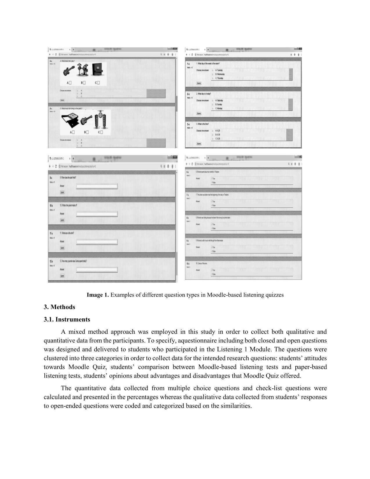 Using moodle quiz to assist listening assessment: Efl students perceptions and suggestions trang 4