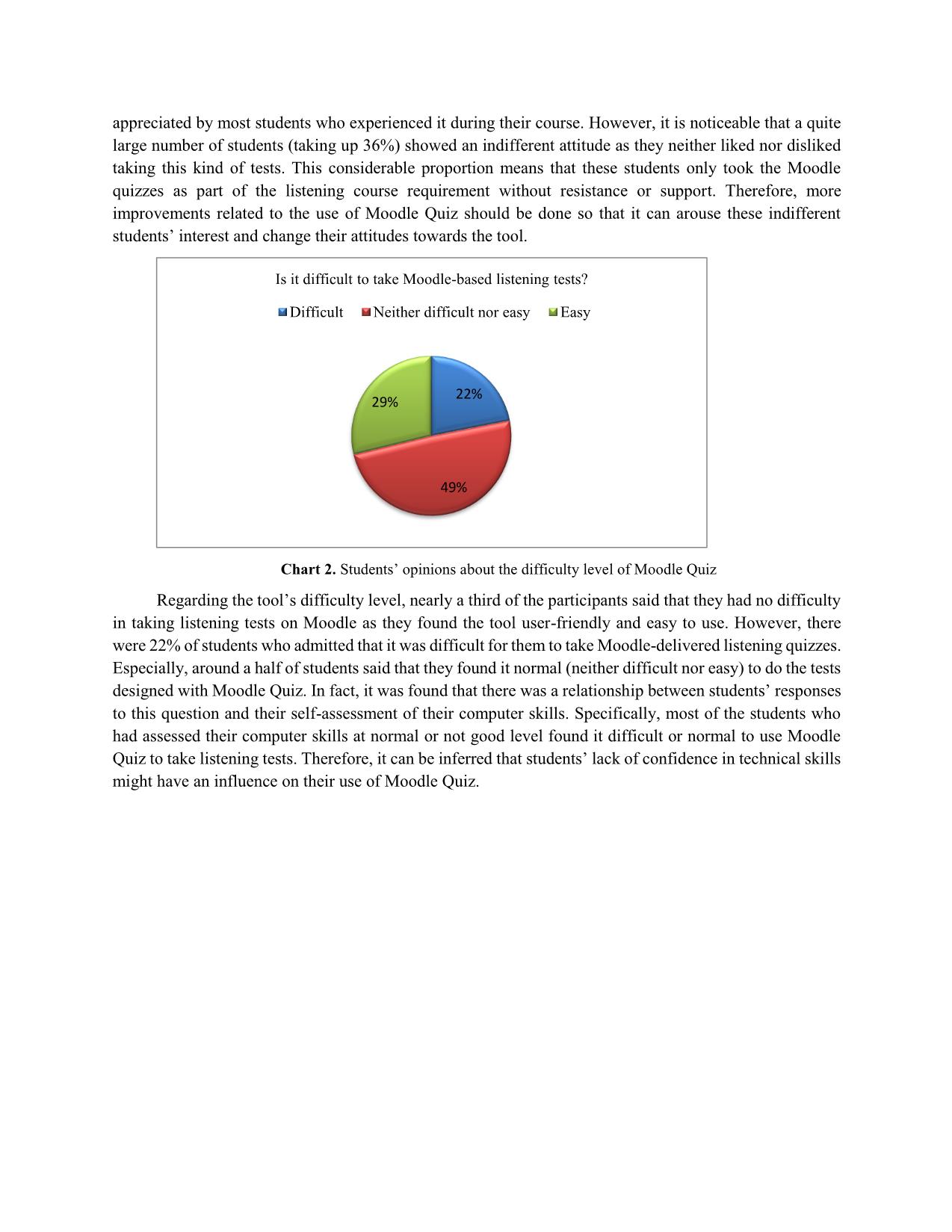 Using moodle quiz to assist listening assessment: Efl students perceptions and suggestions trang 6