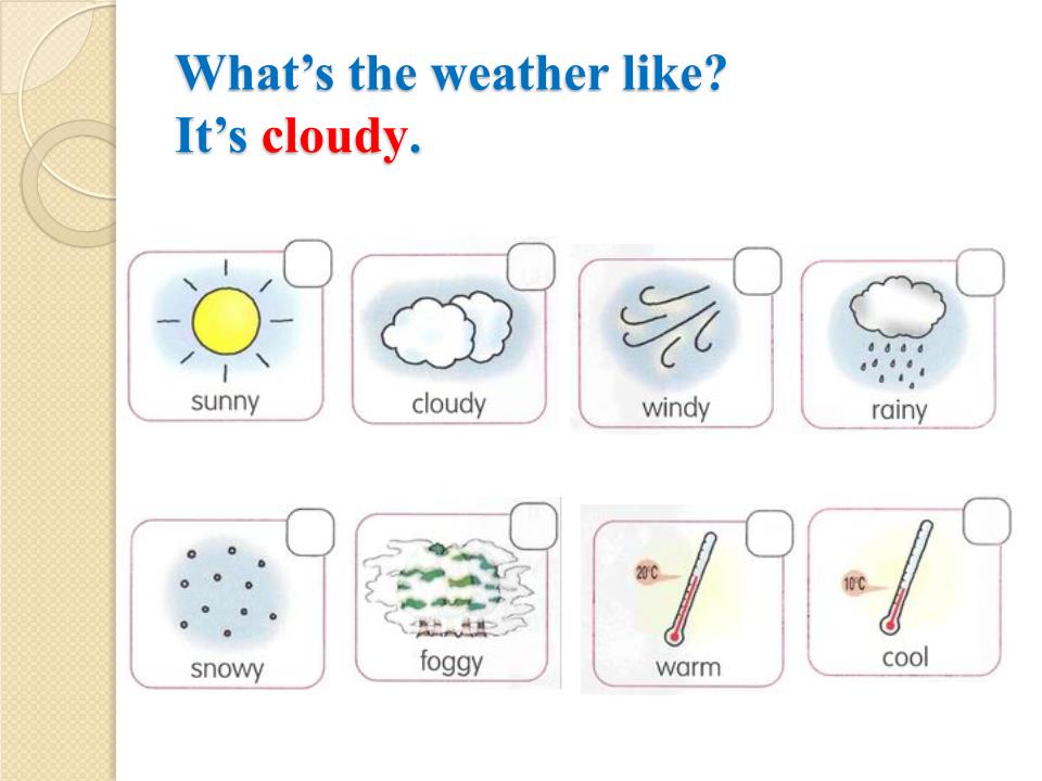 Bài giảng Tiếng Anh Lớp 2 - Unit 3: Weather trang 3