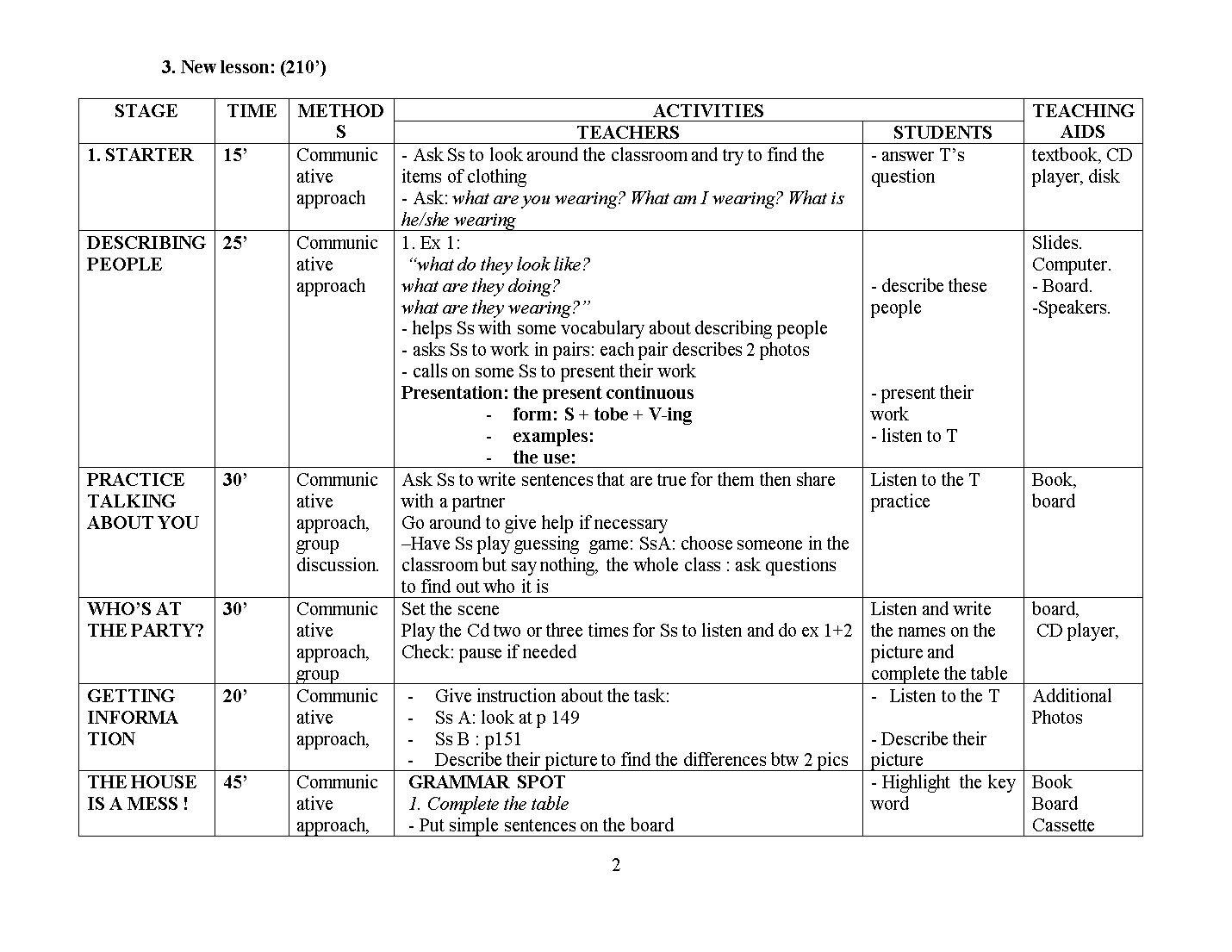 Lesson plan number 13 trang 2