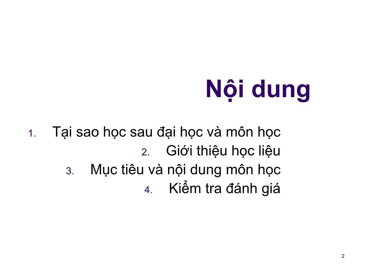 Bài giảngNghiên cứu khoa học bậc sau đại học - Tại sao nghiên cứu khoa học trang 2