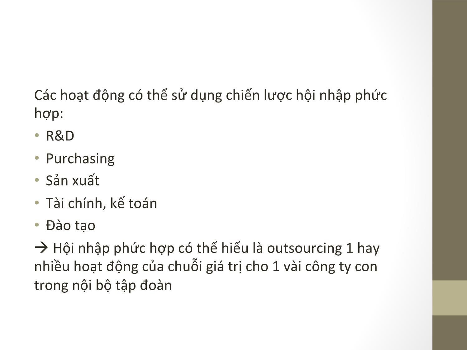 Bài giảng Đầu tư quốc tế - Chương 6: Các TNC trong hoạt động đầu tư quốc  tế - Phạm Thành Hiền Thục trang 6