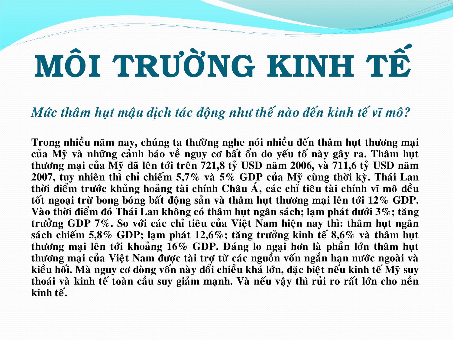 Bài giảng Đầu tư quốc tế - Chương 1: Môi trường đầu tư - Ngô Công Khánh trang 7