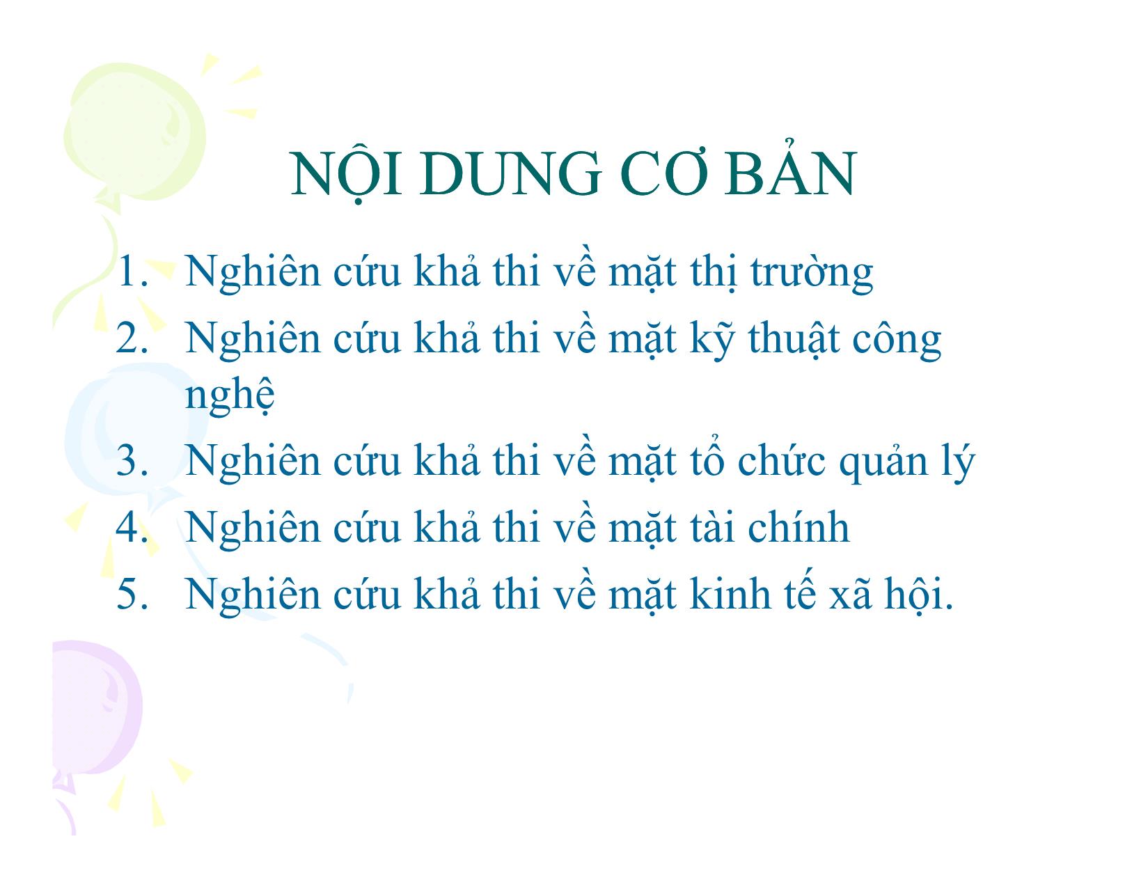 Bài giảng Đầu tư và hoạch định ngân quỹ đầu tư - Ngô Quang Huân trang 6