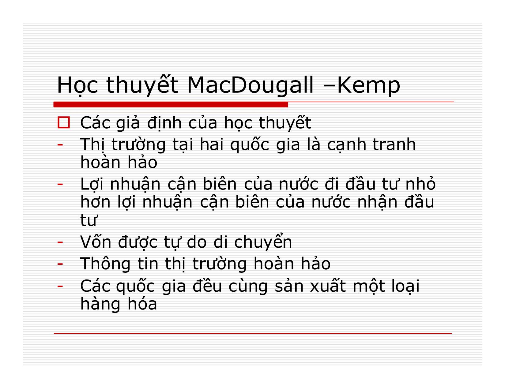 Bài giảng Học thuyết MacDougall – Kemp trang 1