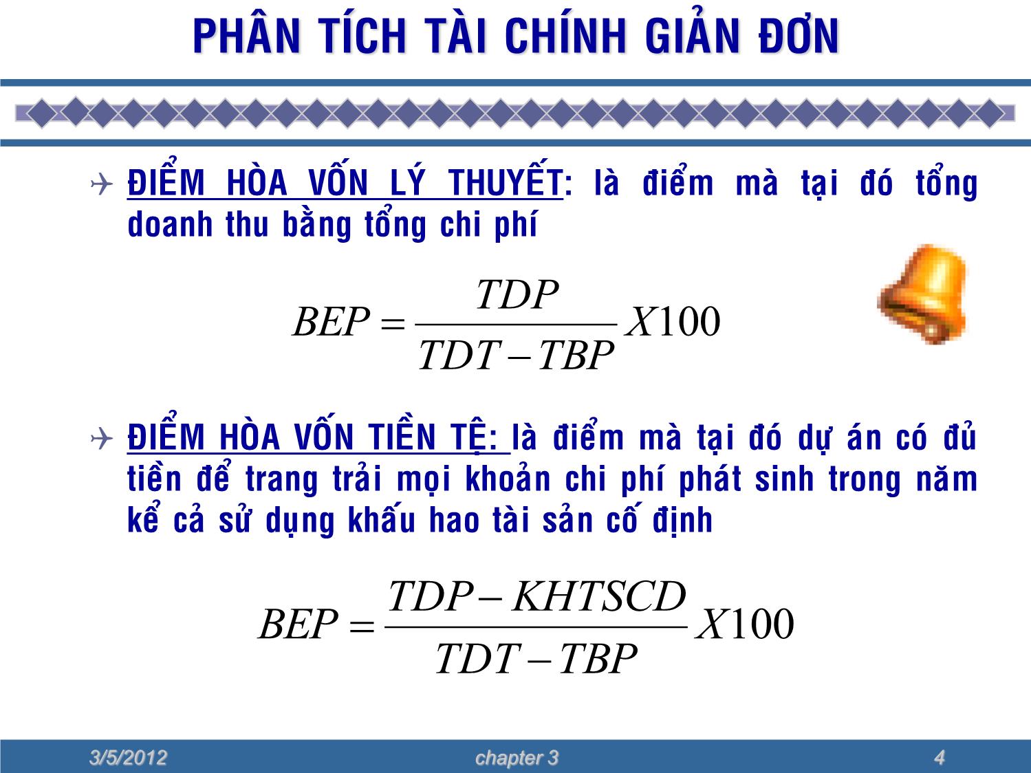 Bài giảng Phân tích hiệu quả đầu tư trang 4