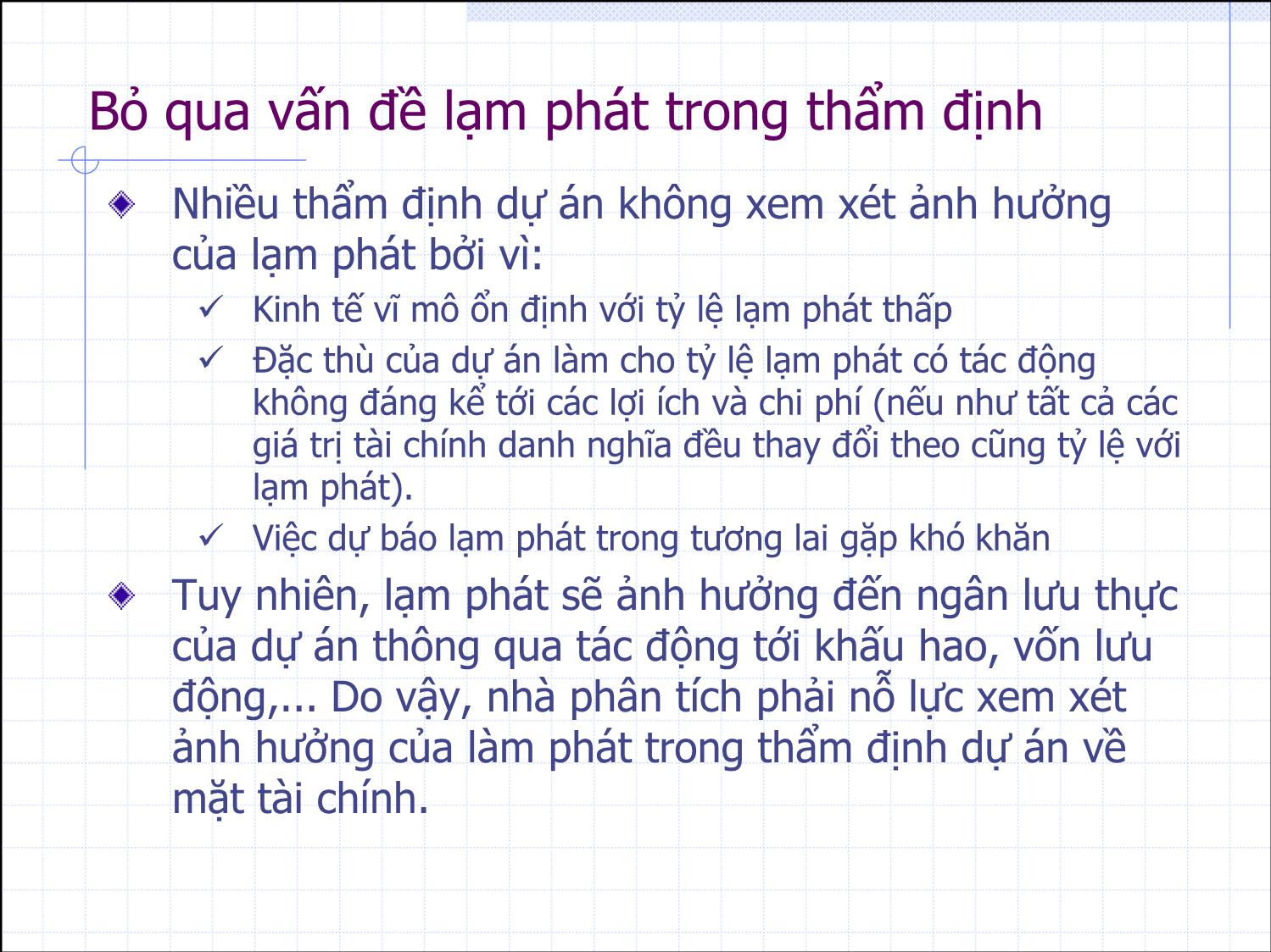 Bài giảng Thẩm định đầu tư công - Bài 3+4: Nguyên lý xây dựng mô hình tài chính - Nguyễn Xuân Thành trang 10