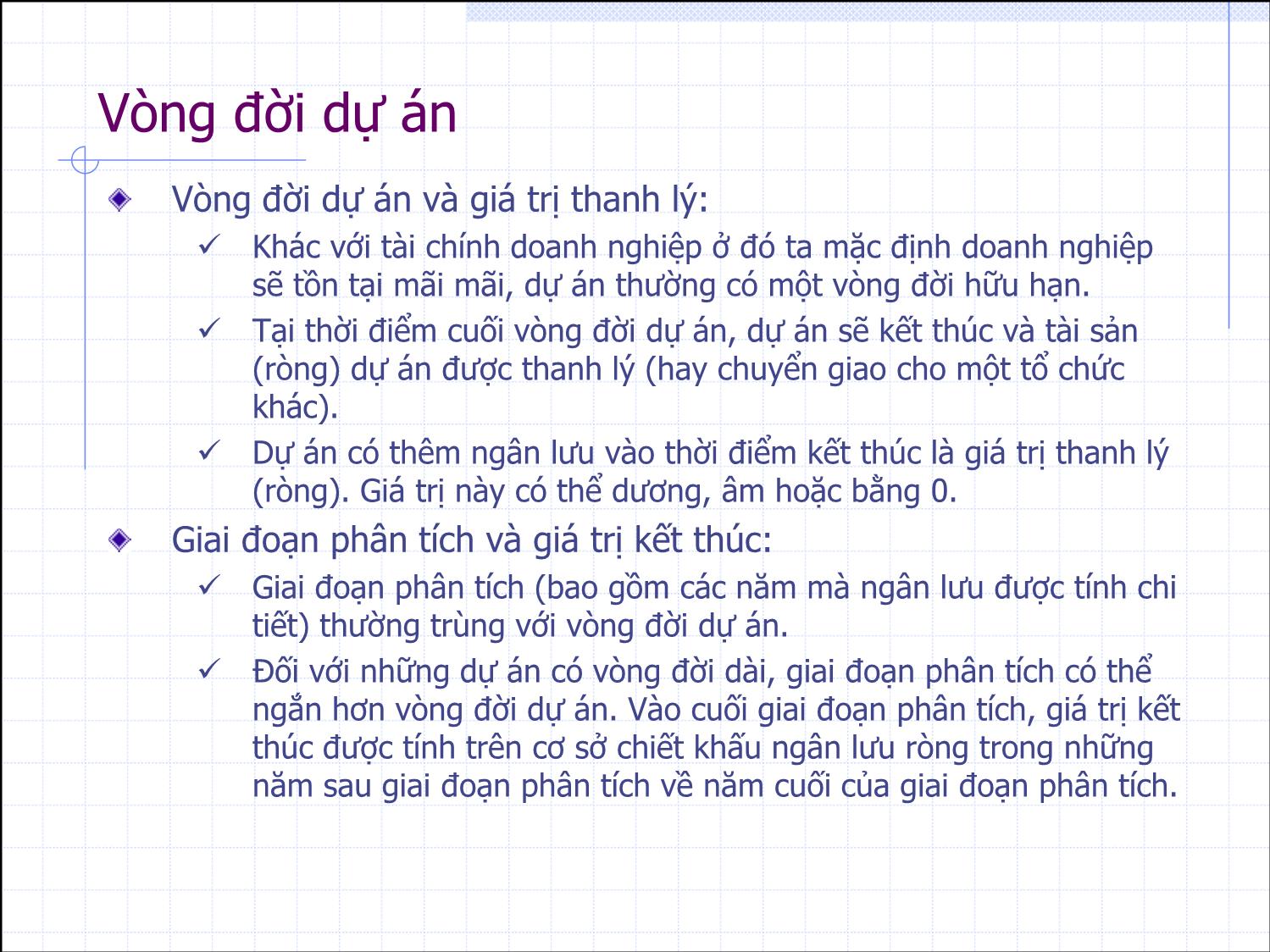 Bài giảng Thẩm định đầu tư công - Bài 3+4: Nguyên lý xây dựng mô hình tài chính - Nguyễn Xuân Thành trang 4