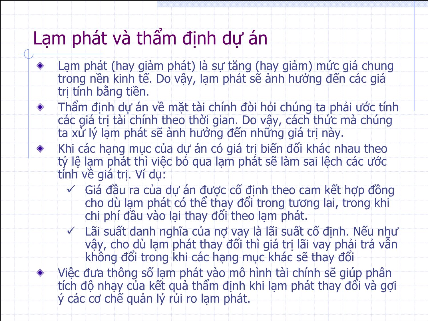 Bài giảng Thẩm định đầu tư công - Bài 3+4: Nguyên lý xây dựng mô hình tài chính - Nguyễn Xuân Thành trang 5