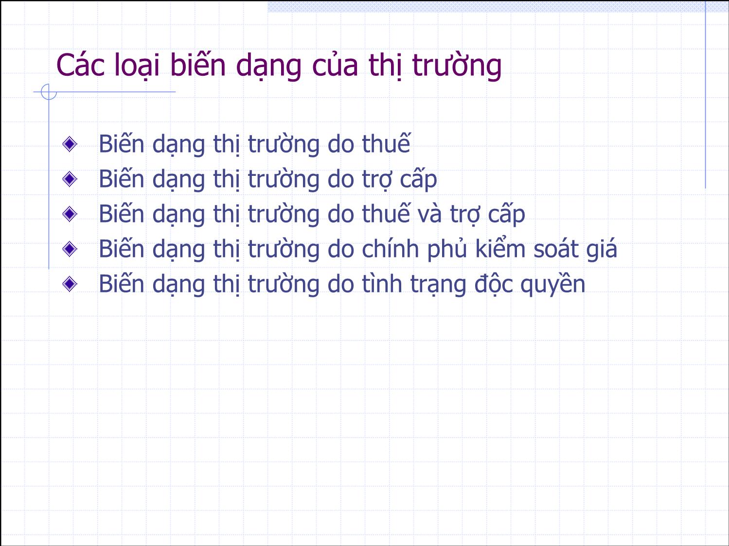 Bài giảng Thẩm định đầu tư công - Bài 8: Phân tích lợi ích và chi phí kinh tế trong các thị trường bị biến dạng - Nguyễn Xuân Thành trang 2