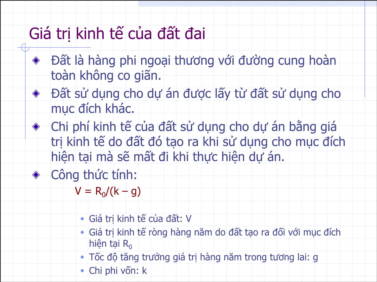 Bài giảng Thẩm định đầu tư công - Bài 11: Chi phí kinh tế của lao động và đất - Nguyễn Xuân Thành trang 6