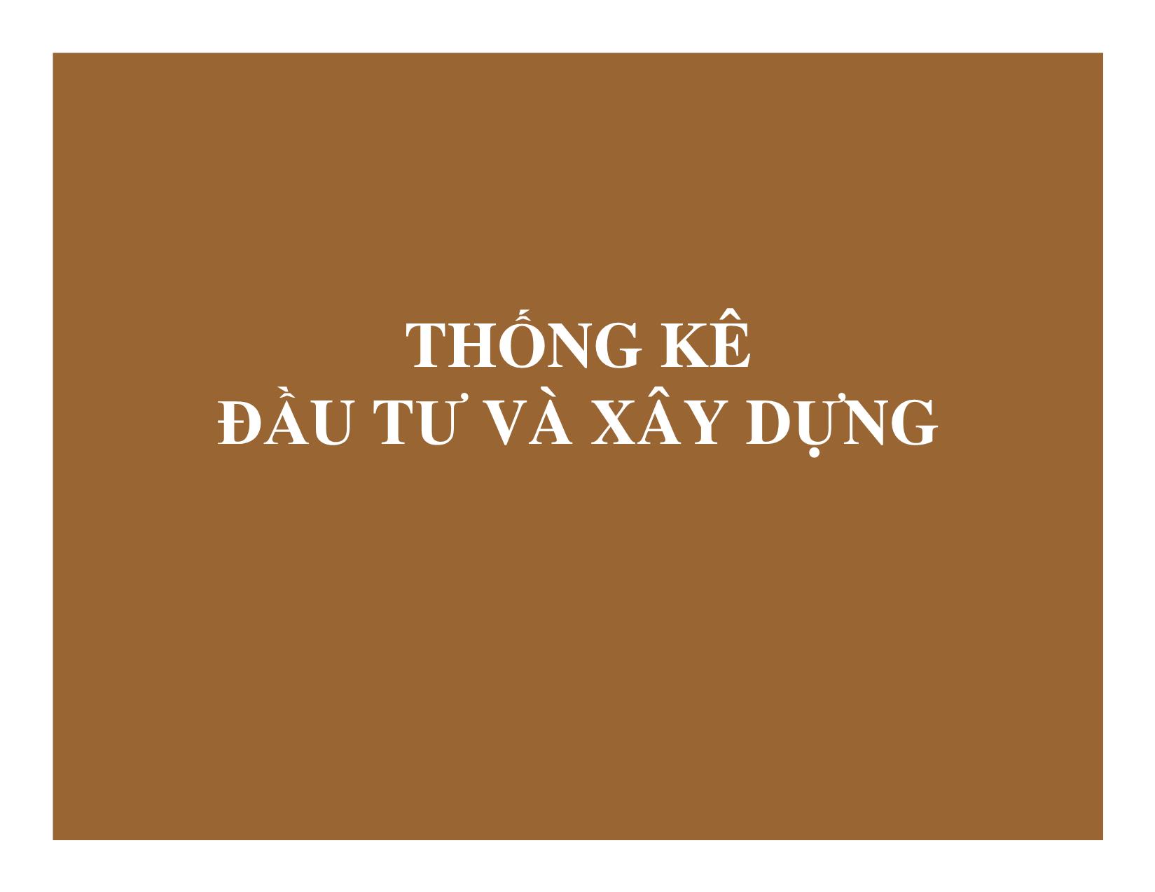 Bài giảng Thống kê đầu tư và xây dựng - Chương 1: Những vấn đề cơ bản của thống kê đầu tư và xây dựng trang 1