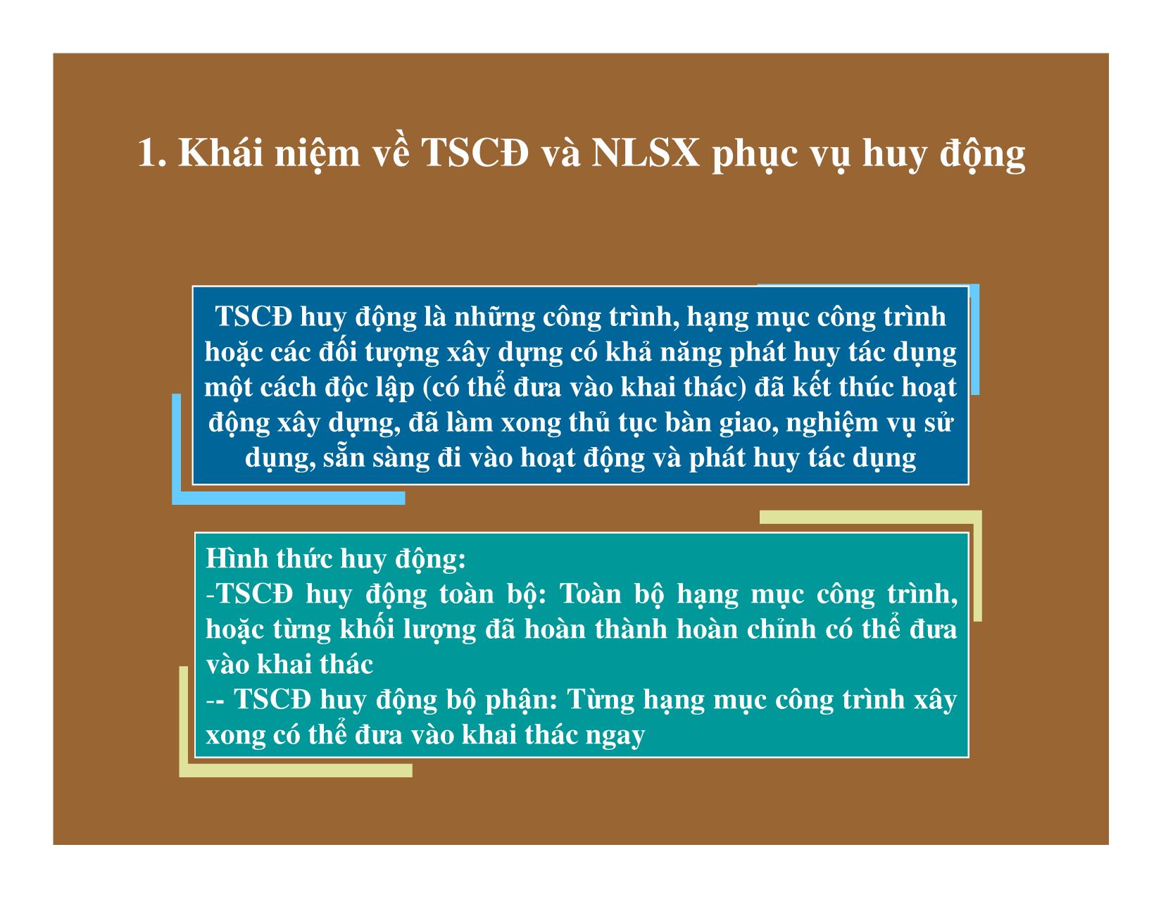 Bài giảng Thống kê đầu tư và xây dựng - Chương 3: Thống kê kết quả dầu tư trang 4