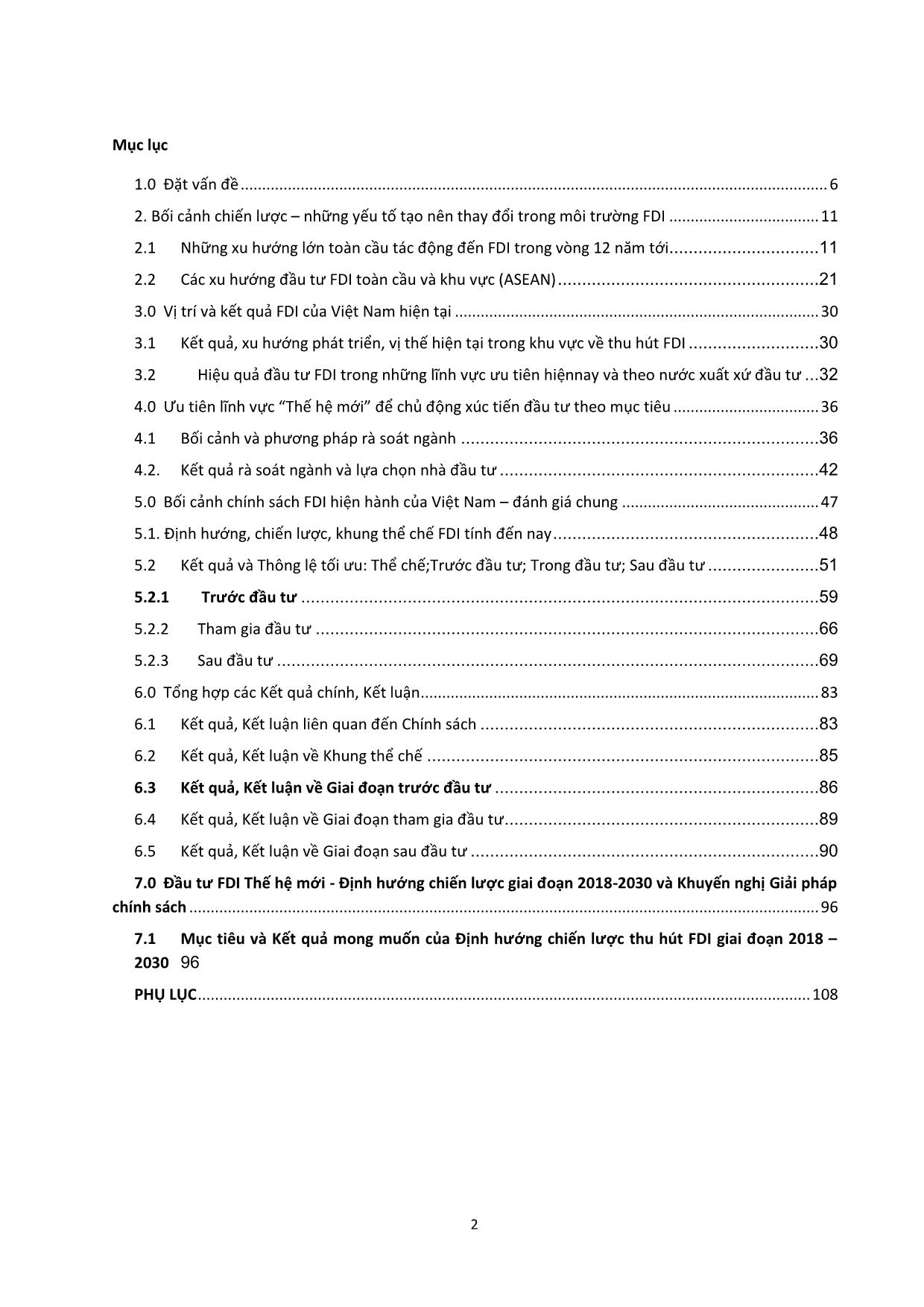 Tài liệu Chiến lược và định hướng chiến lược thu hút FDI thế hệ mới, giai đoạn 2018-2030 trang 2