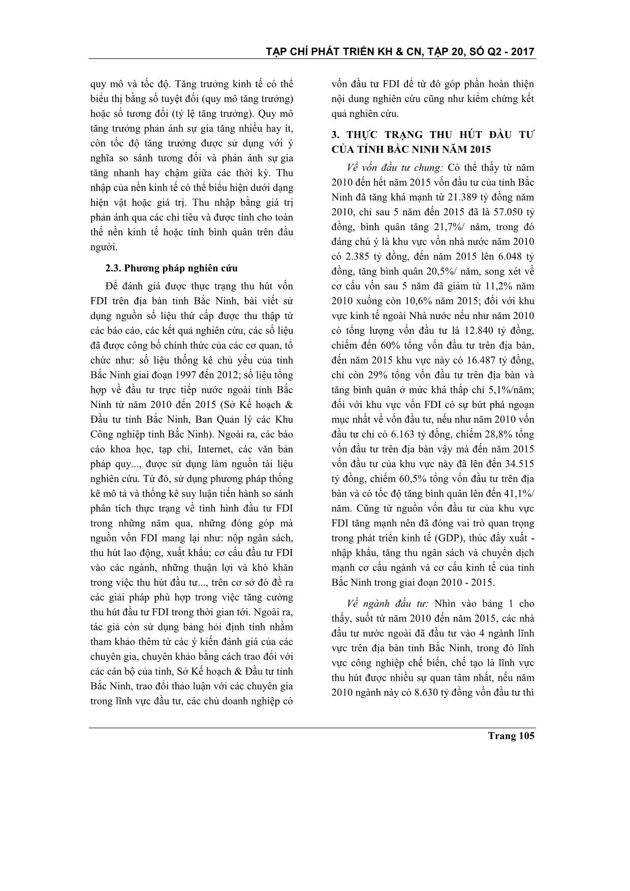 Những đóng góp quan trọng của đầu tư nước ngoài trong phát triển kinh tế của tỉnh Bắc Ninh trang 3