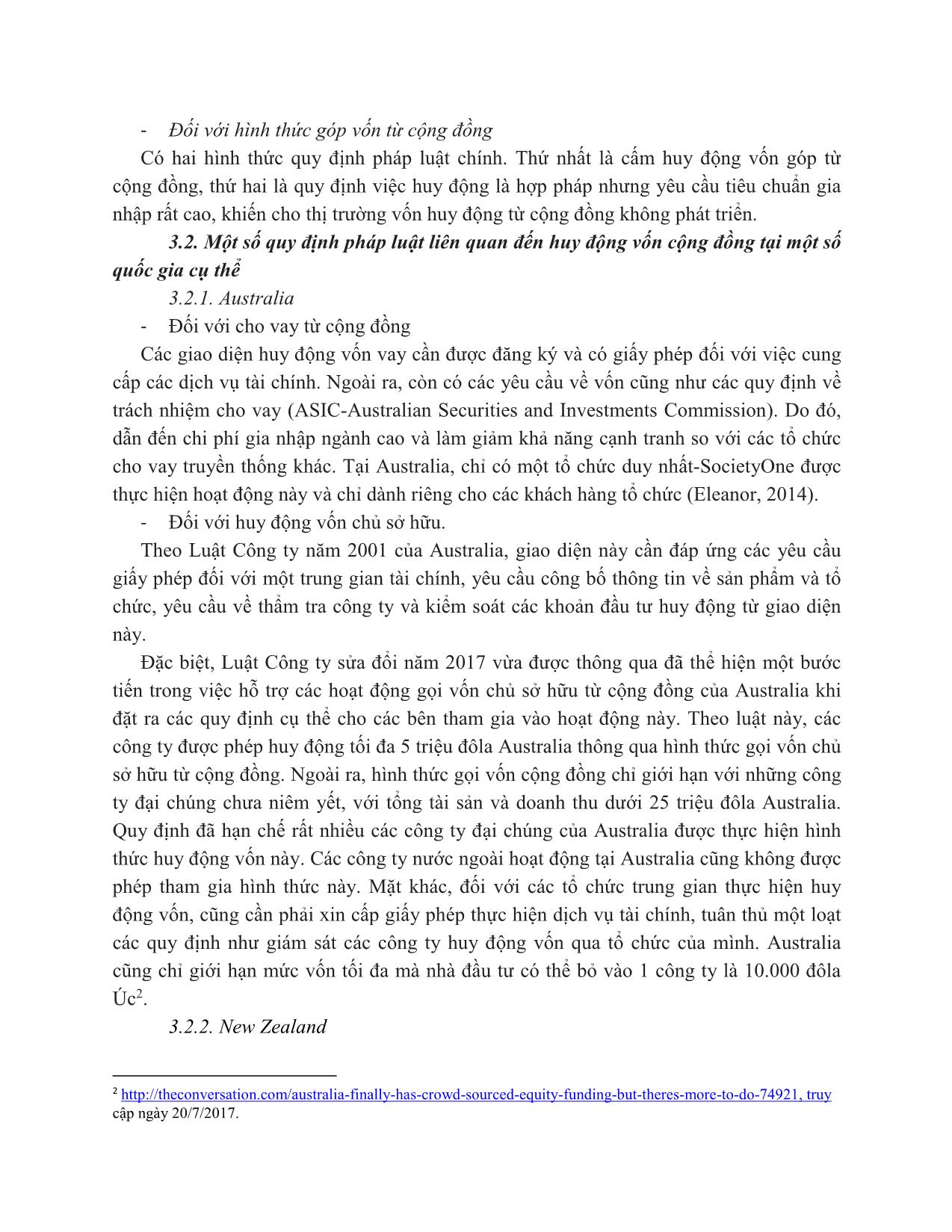 Pháp luật về gọi vốn cộng đồng (crowdfunding): Kinh nghiệm quốc tế và một số lưu ý đối với Việt Nam trang 9