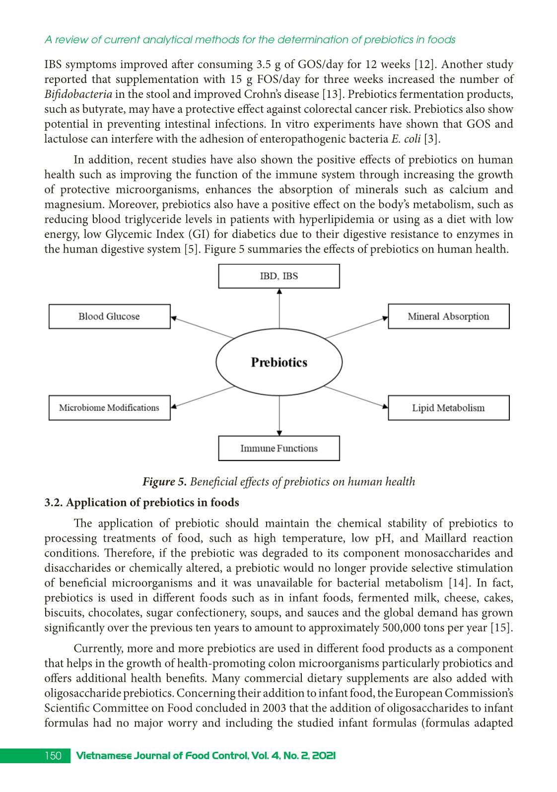 A review of current analytical methods for the determination of prebiotics in foods trang 5