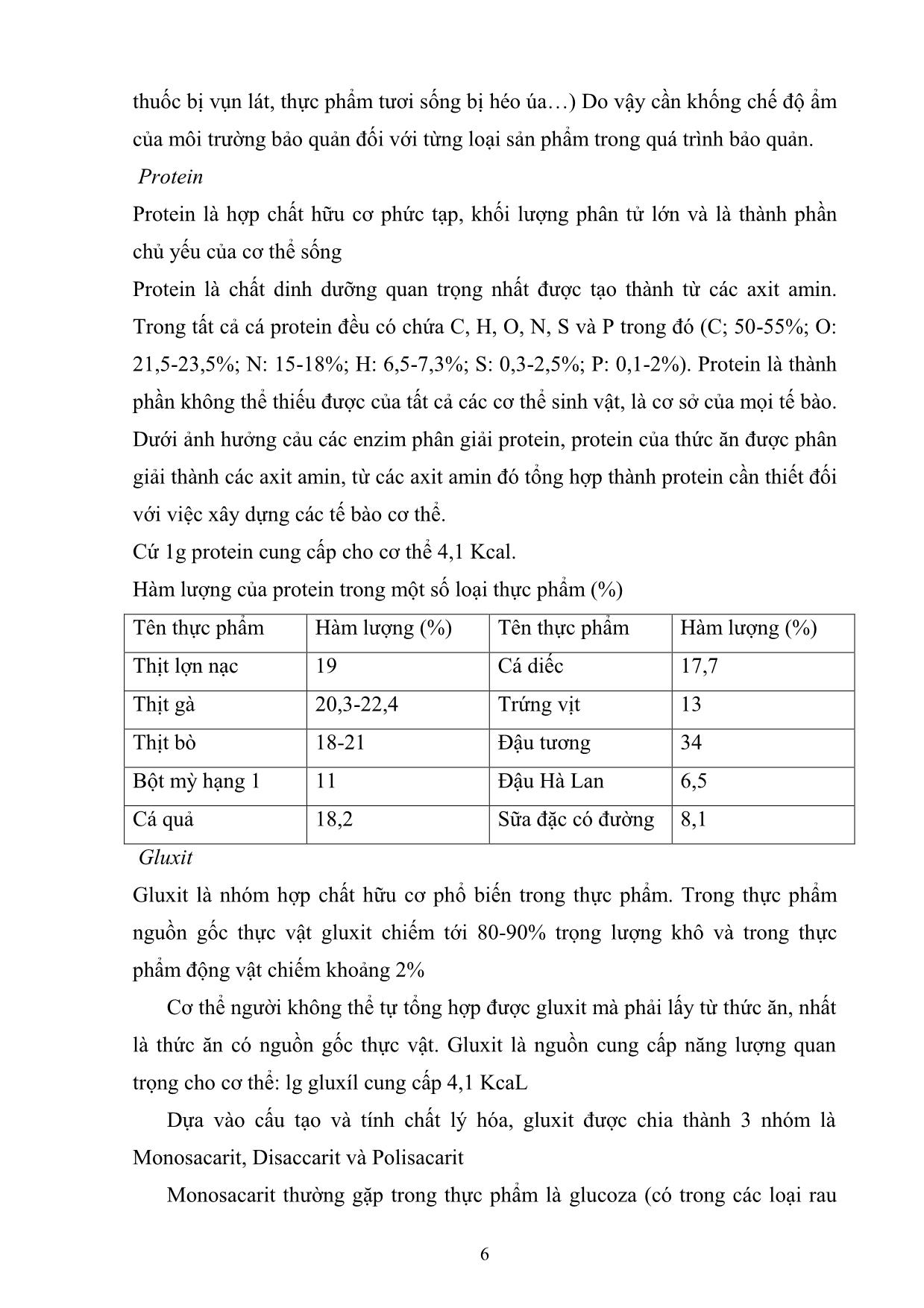 Giáo trình Thương phẩm hàng thực phẩm trang 6