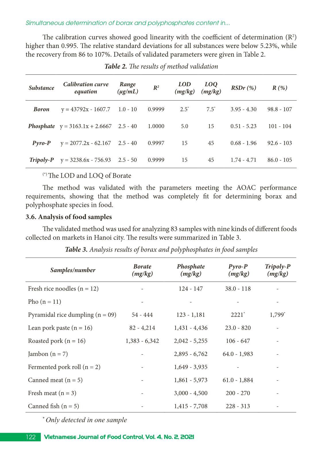 Simultaneous determination of borax and polyphosphates content in food by liquid chromatography inductively coupled plasma mass spectrometry (LC-ICP-MS) trang 8