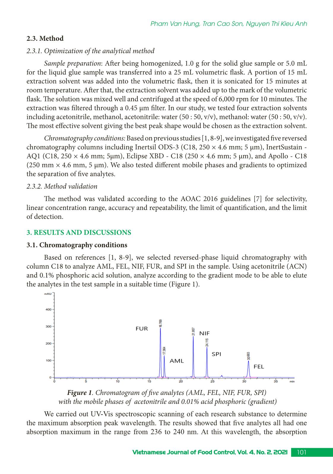 Simultaneous determination of some illegal antihypertensive and diuretic drugs in traditional herbal preparations by HPLC-DAD trang 3