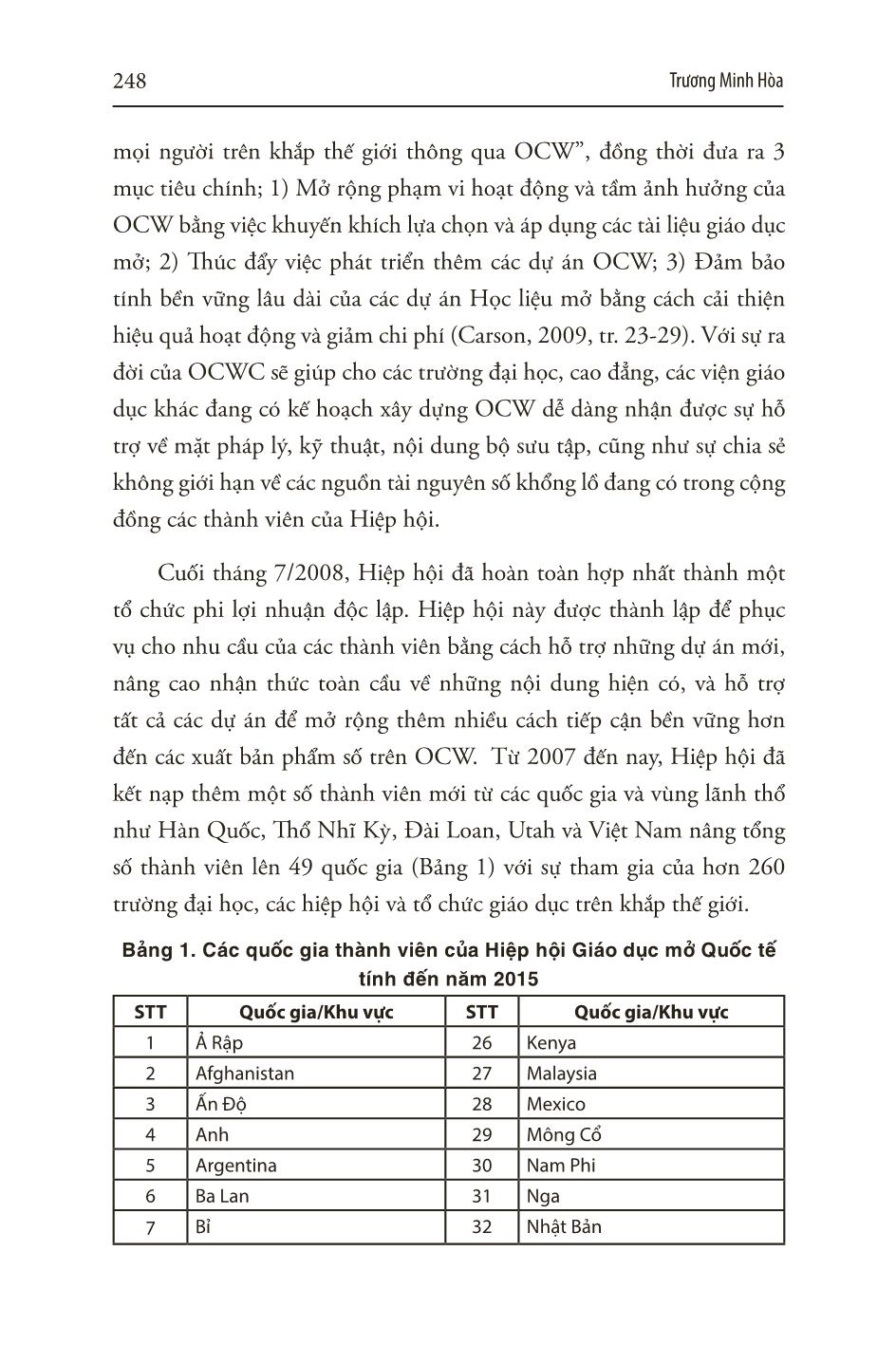 Bàn về học liệu mở và vai trò của học liệu mở trong đào tạo ngành khoa học thông tin - Thư viện tại các trường Đại học ở Việt Nam trang 5